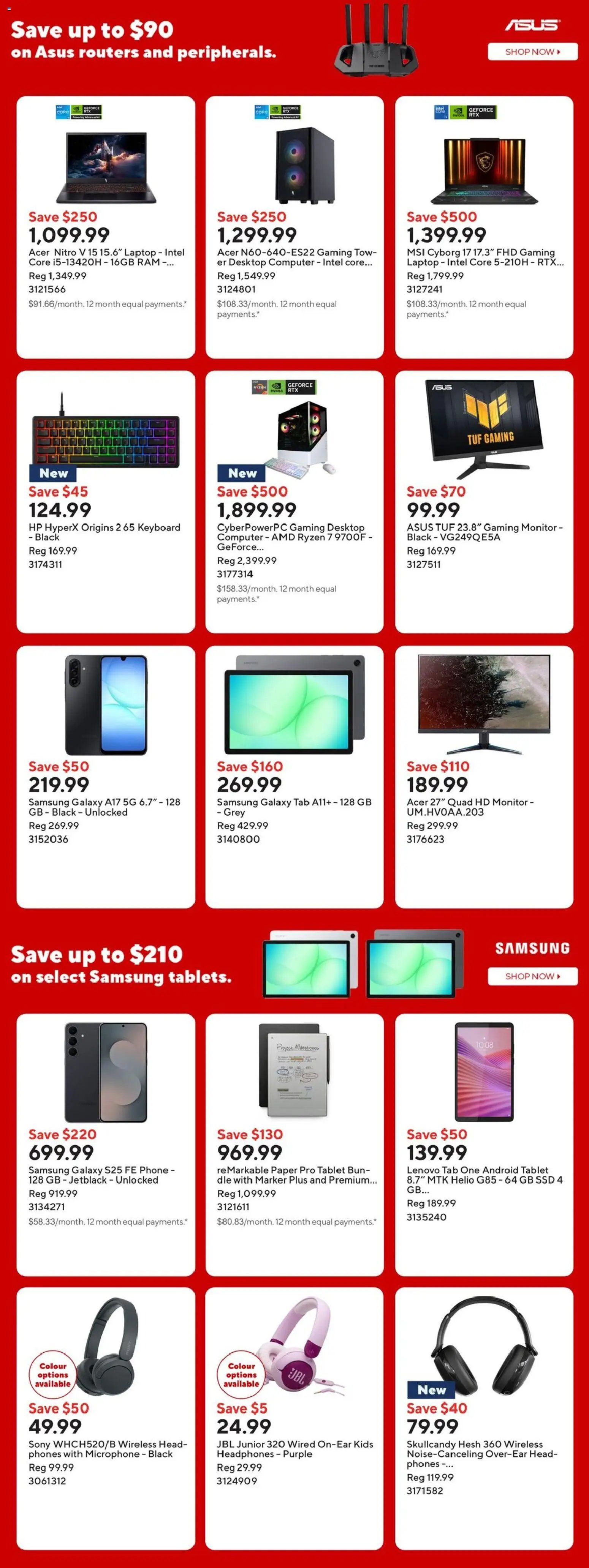 Staples weekly flyer / circulaire