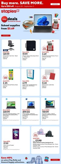 Staples weekly flyer / circulaire