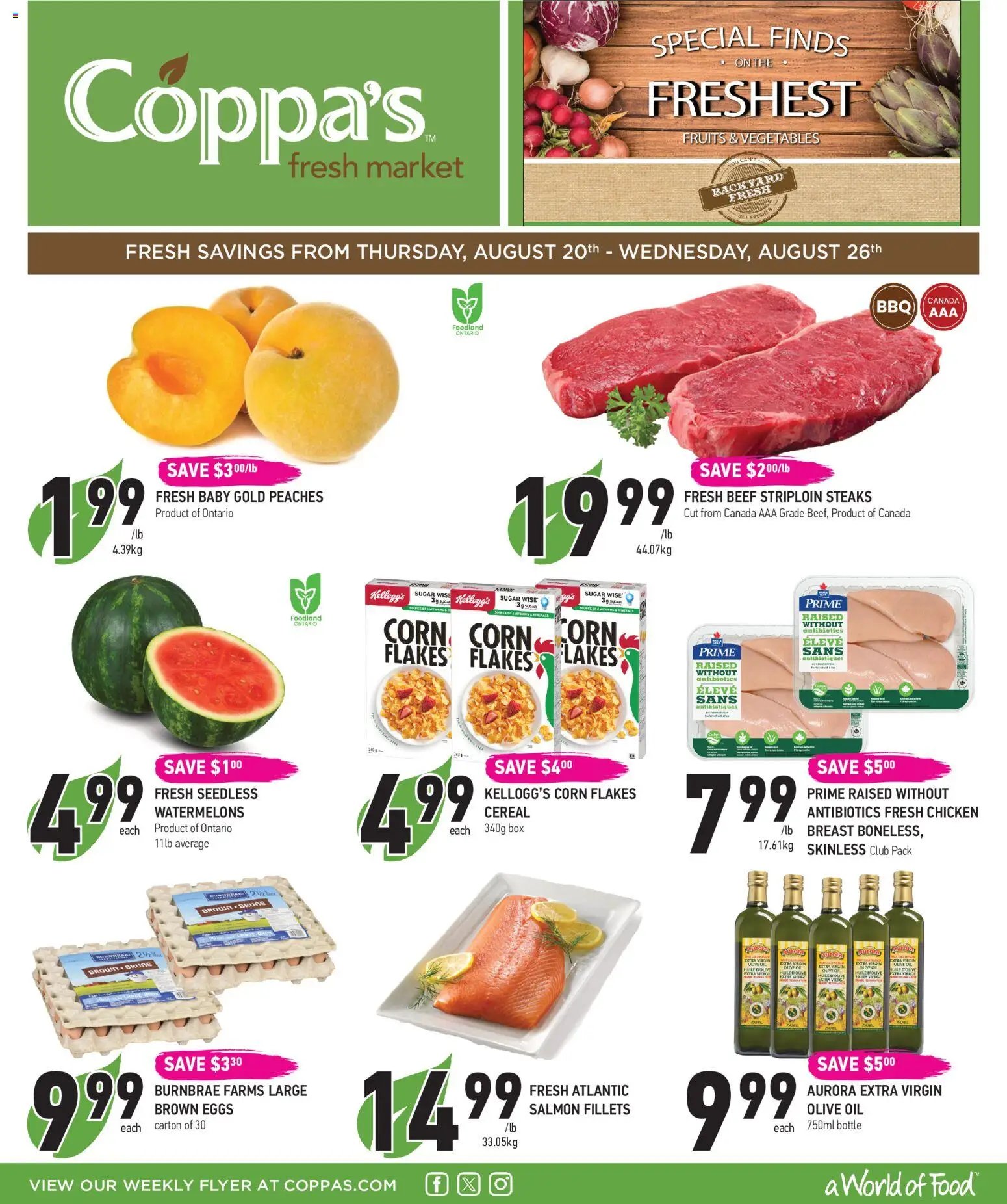 Coppas Fresh Market weekly flyer / circulaire