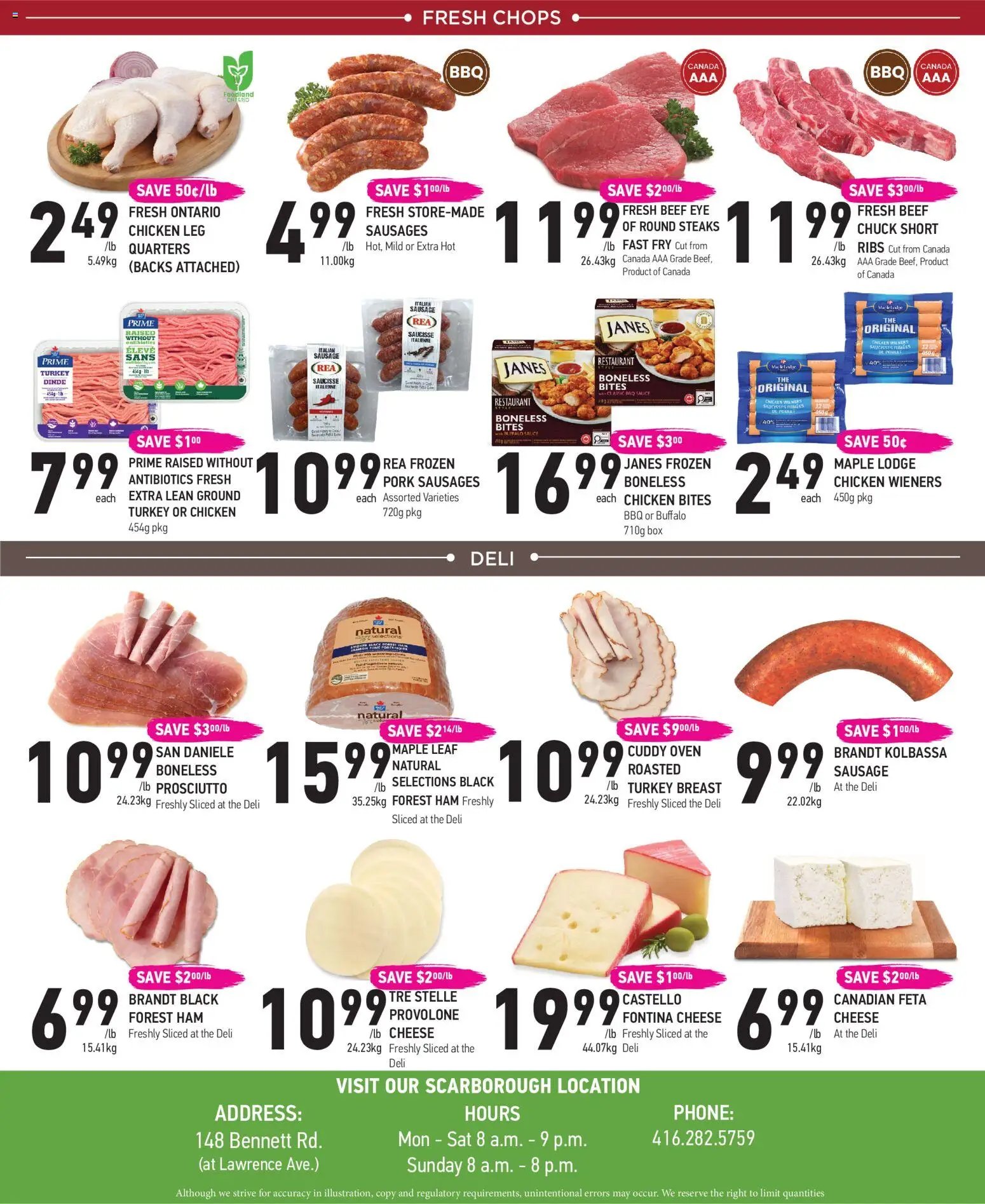 Coppas Fresh Market weekly flyer / circulaire