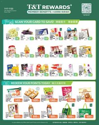 T&T Supermarket - T&T Rewards Member Benefit In-store flyer