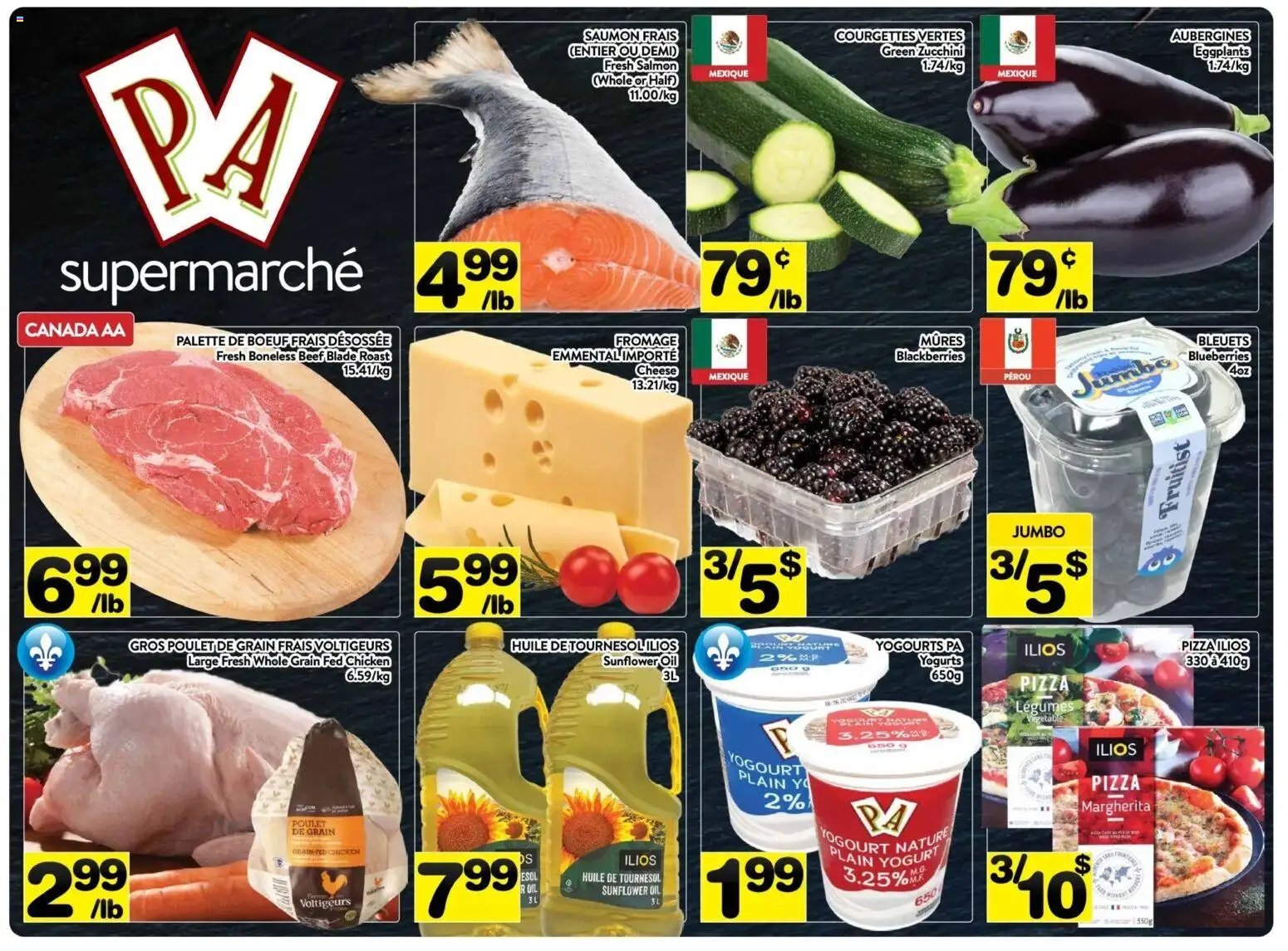 Pa Supermarché weekly flyer / circulaire