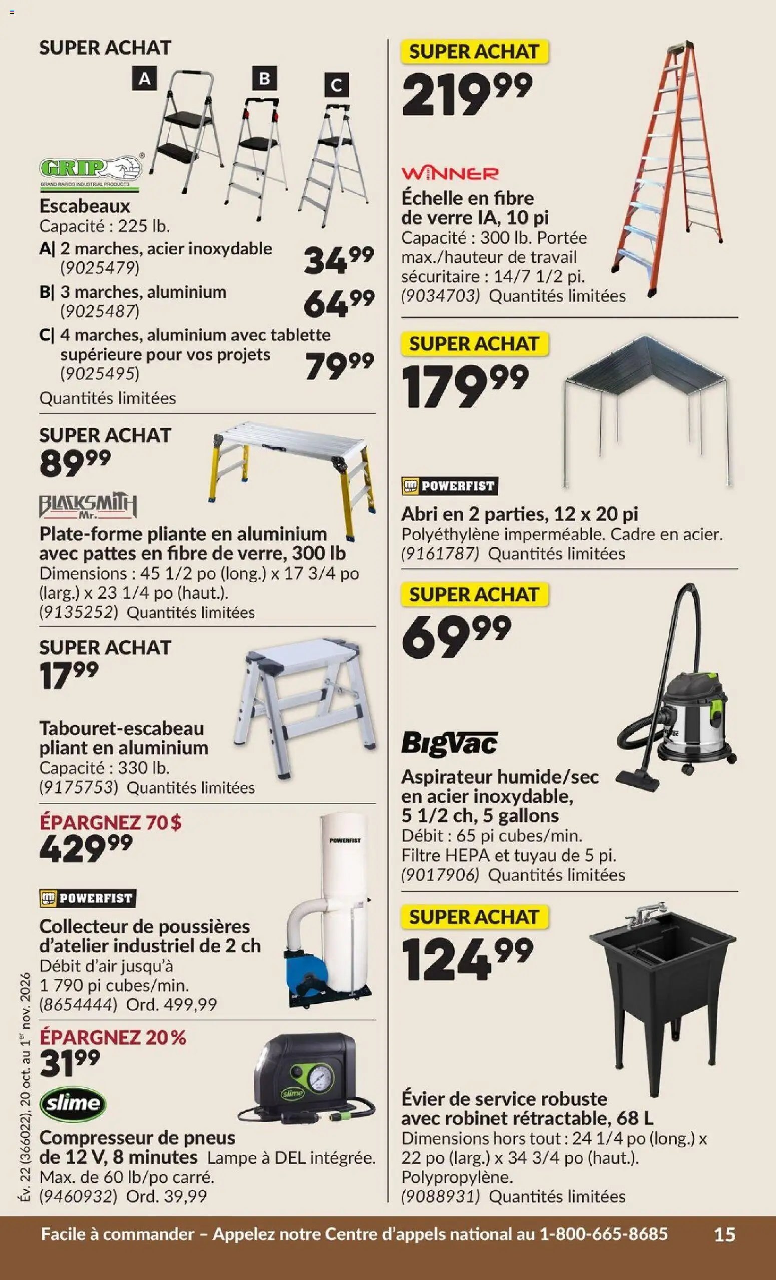 Princess Auto circulaire - 2 Semaines de Soldes !