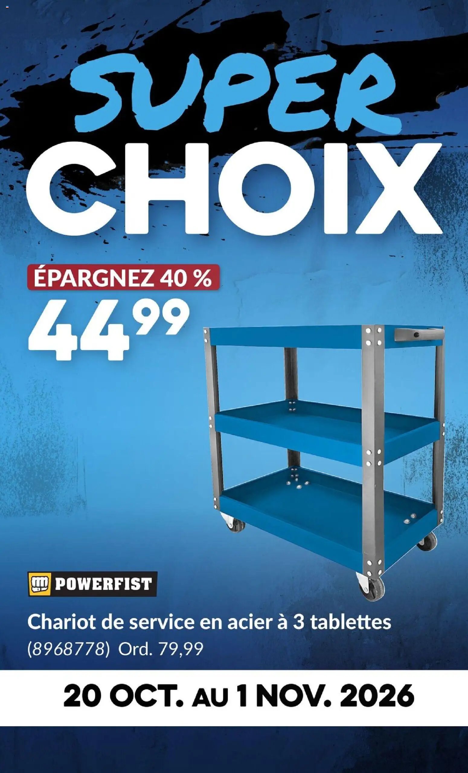 Princess Auto circulaire - 2 Semaines de Soldes !