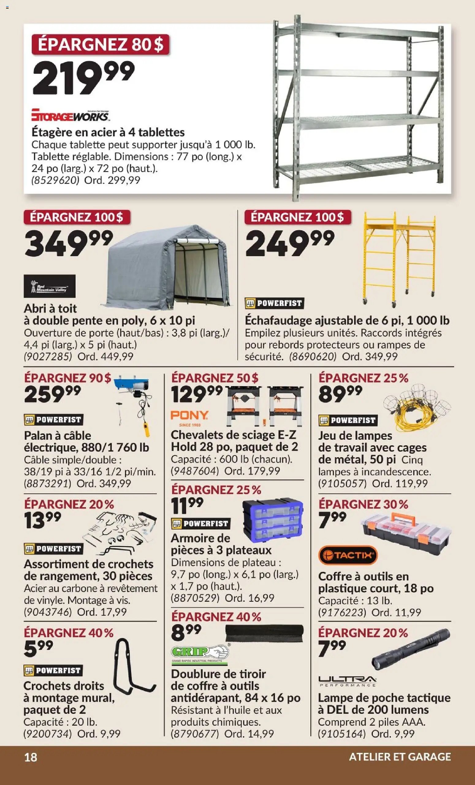 Princess Auto circulaire - 2 Semaines de Soldes !