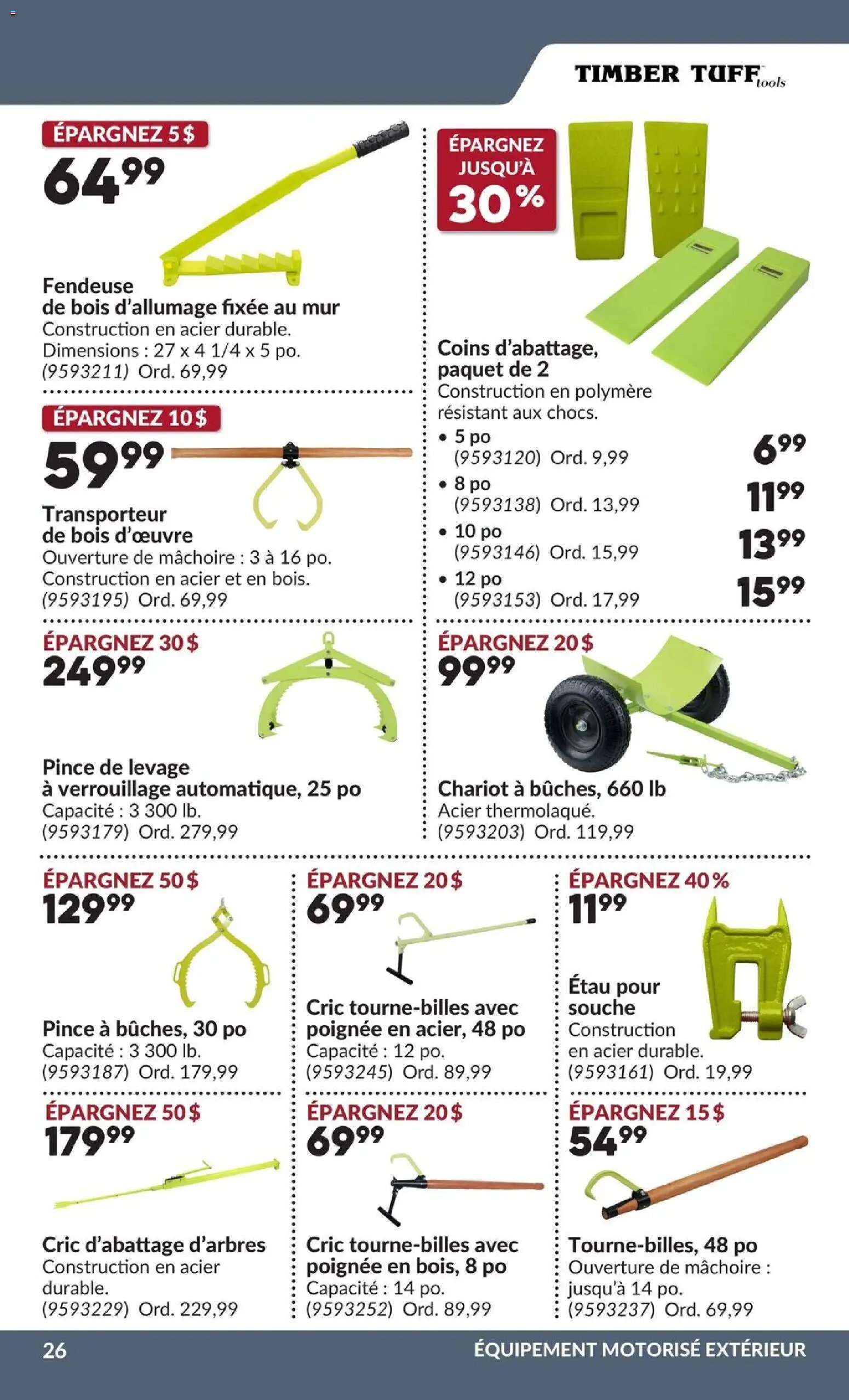 Princess Auto circulaire - 2 Semaines de Soldes !