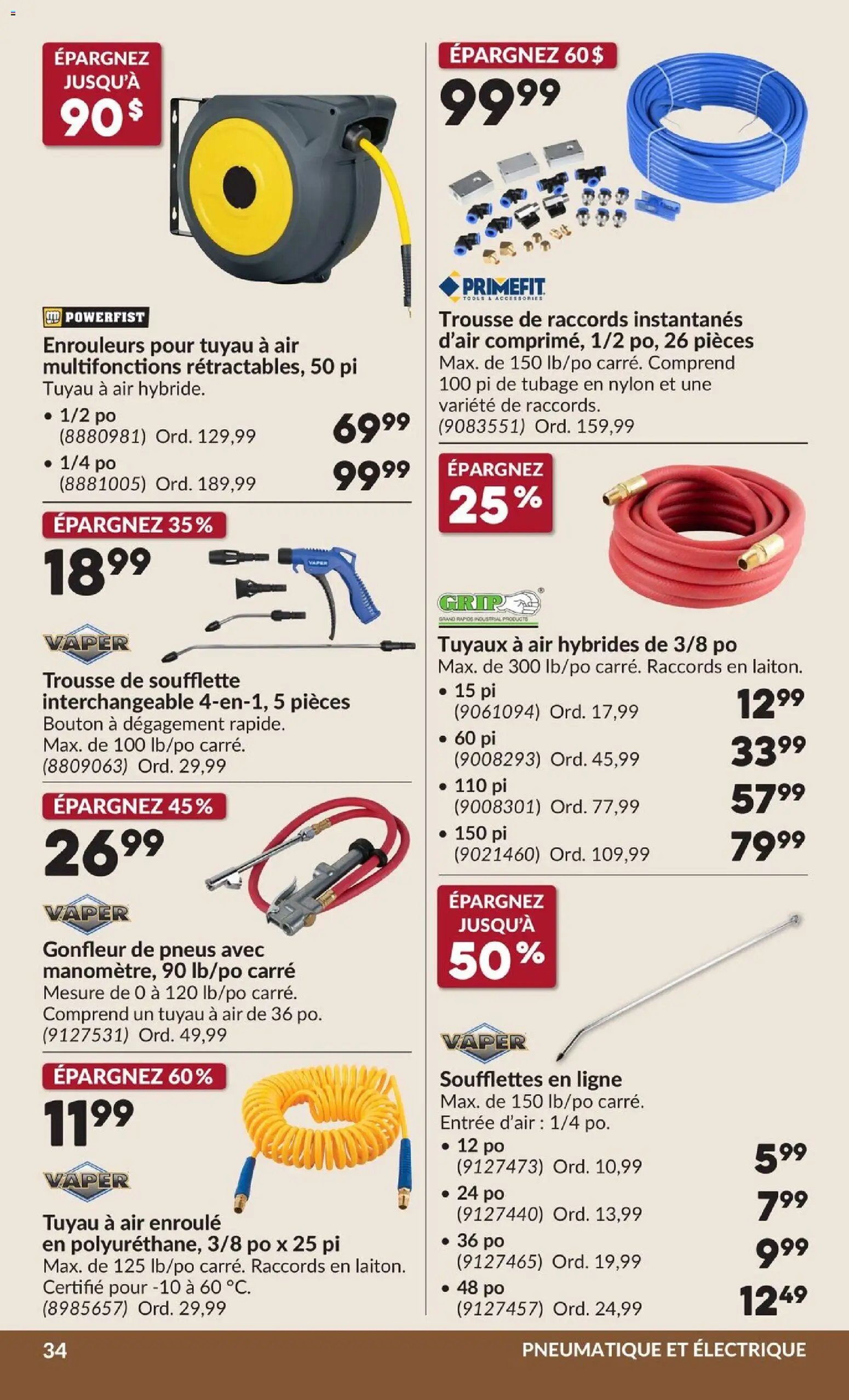 Princess Auto circulaire - 2 Semaines de Soldes !