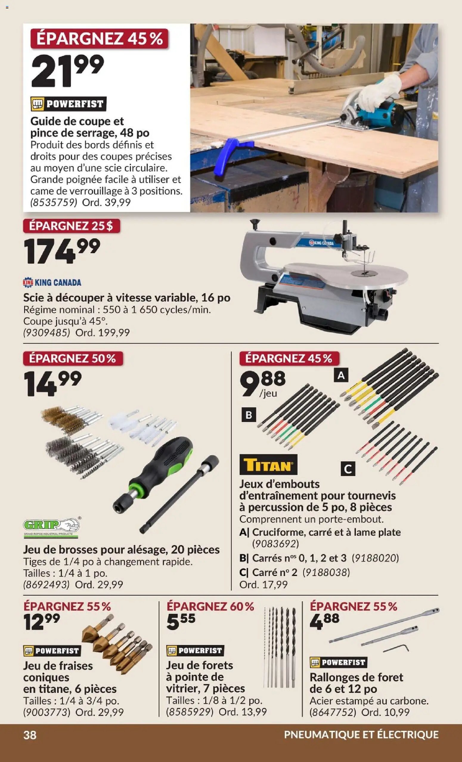 Princess Auto circulaire - 2 Semaines de Soldes !