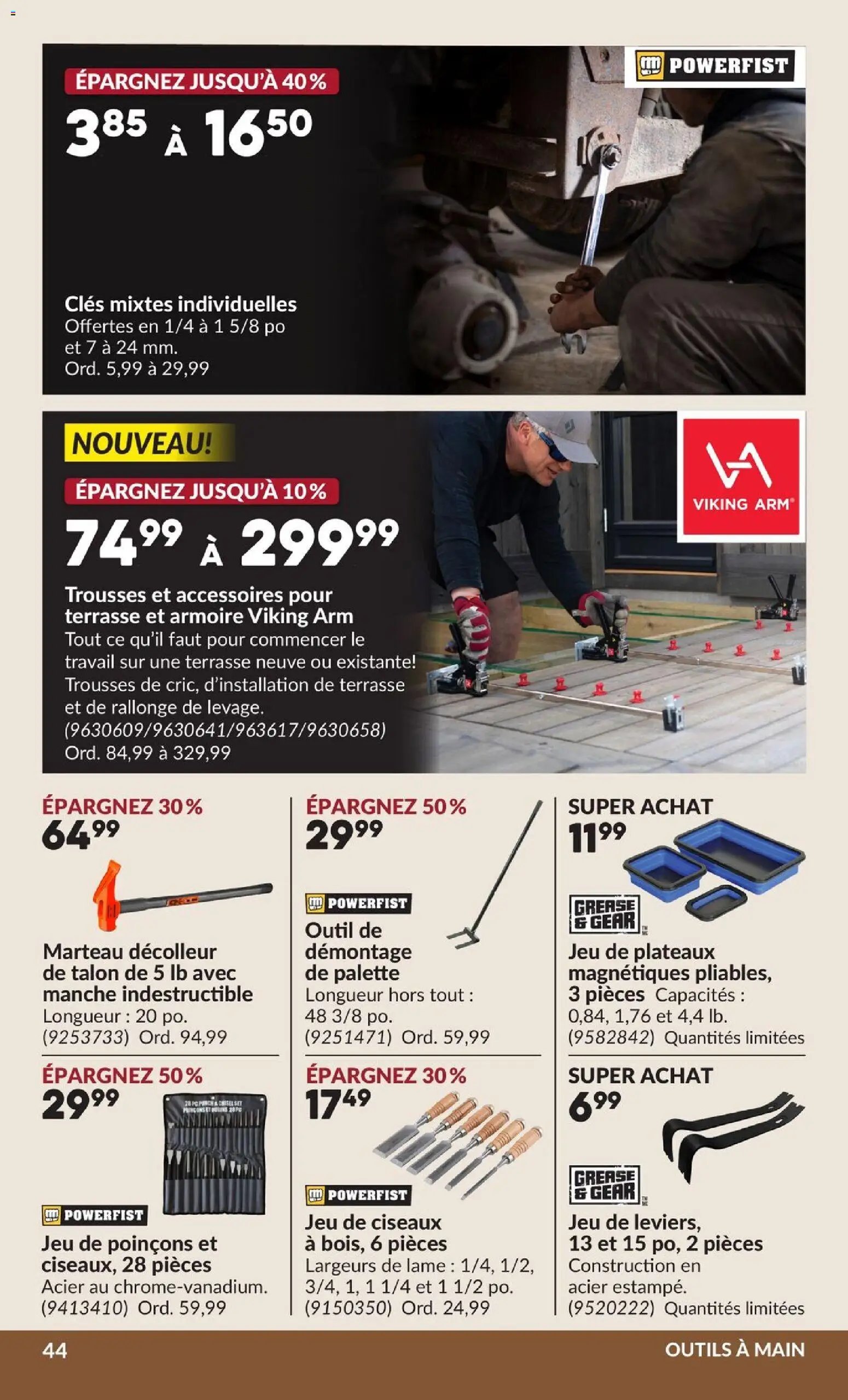 Princess Auto circulaire - 2 Semaines de Soldes !