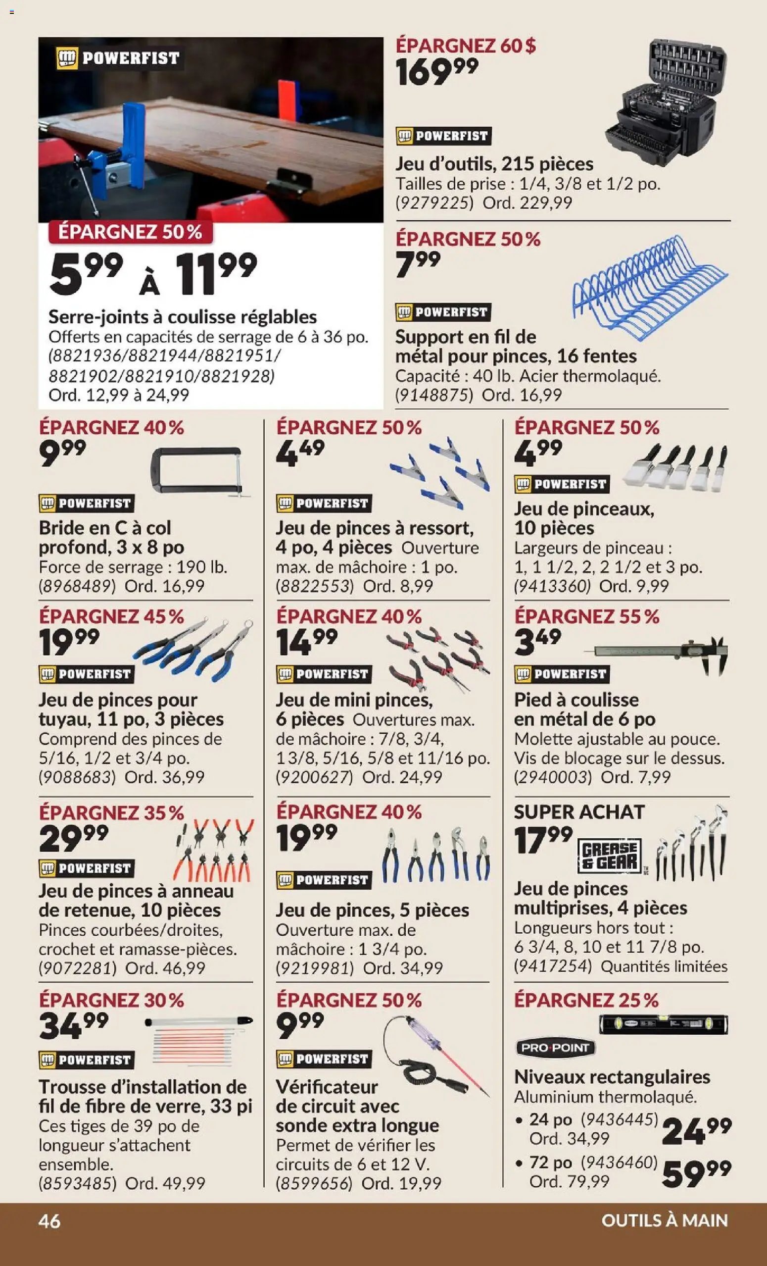 Princess Auto circulaire - 2 Semaines de Soldes !