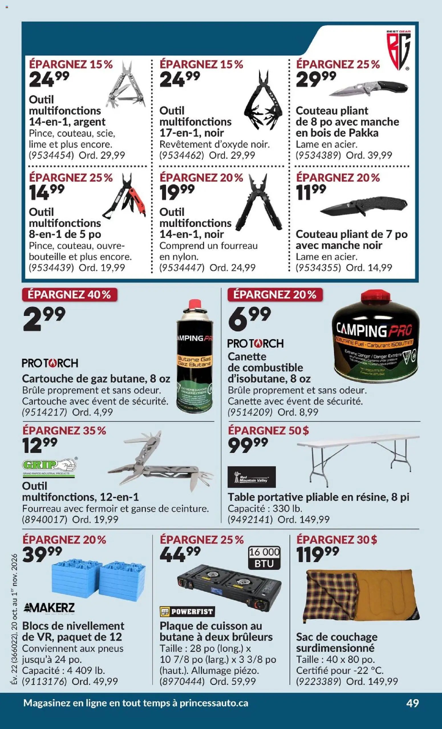 Princess Auto circulaire - 2 Semaines de Soldes !