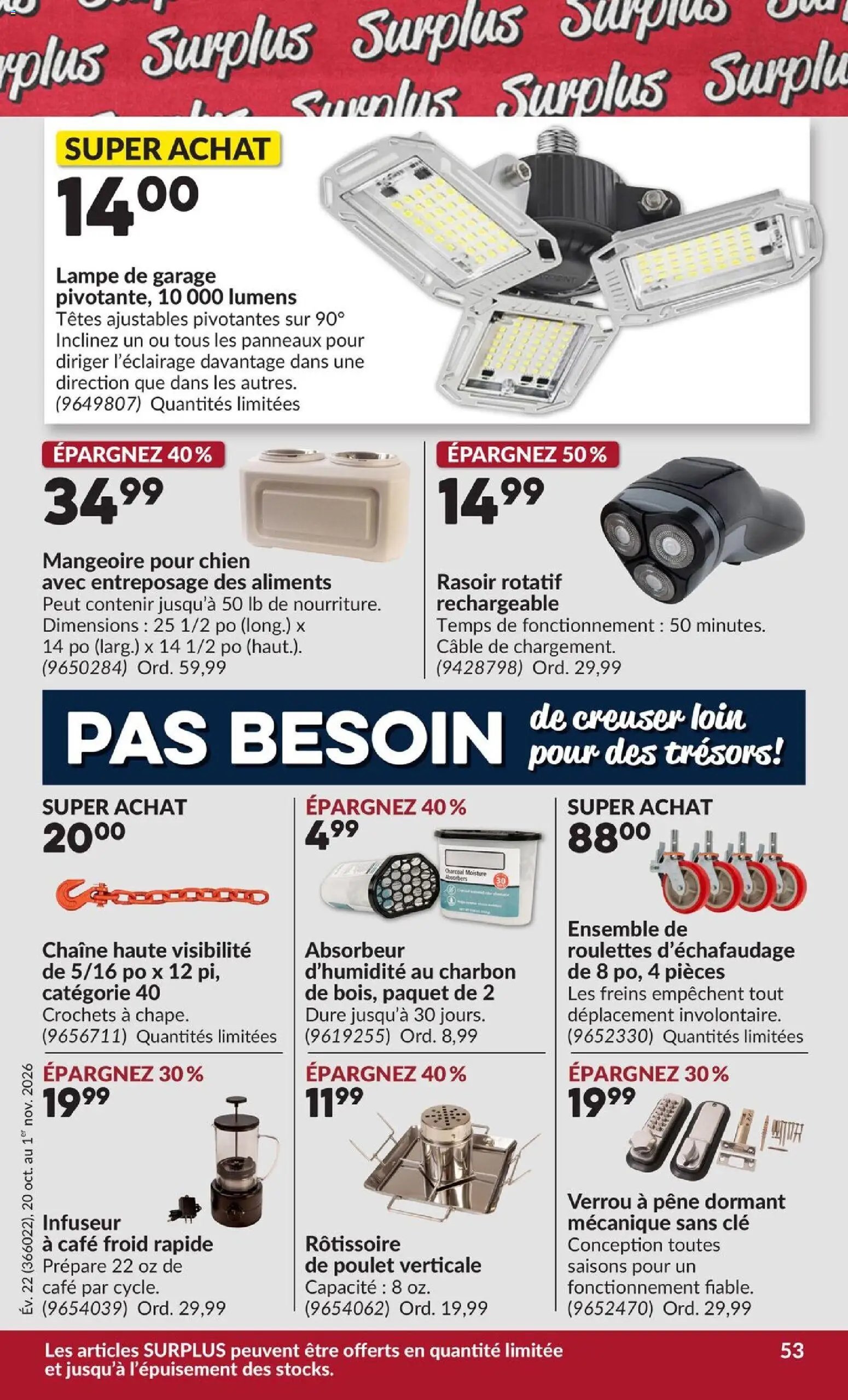 Princess Auto circulaire - 2 Semaines de Soldes !