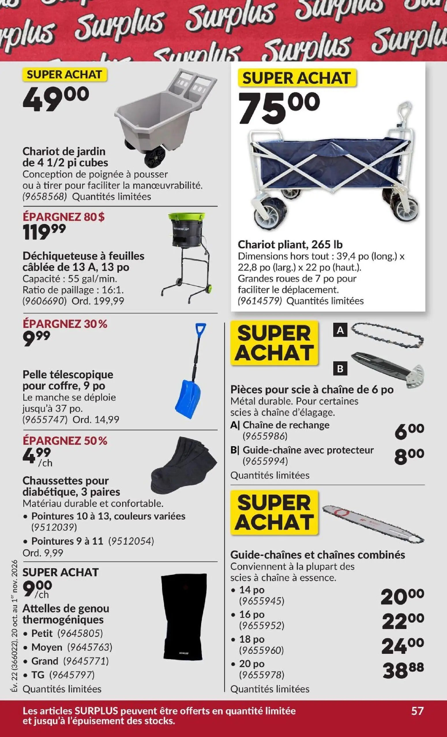 Princess Auto circulaire - 2 Semaines de Soldes !