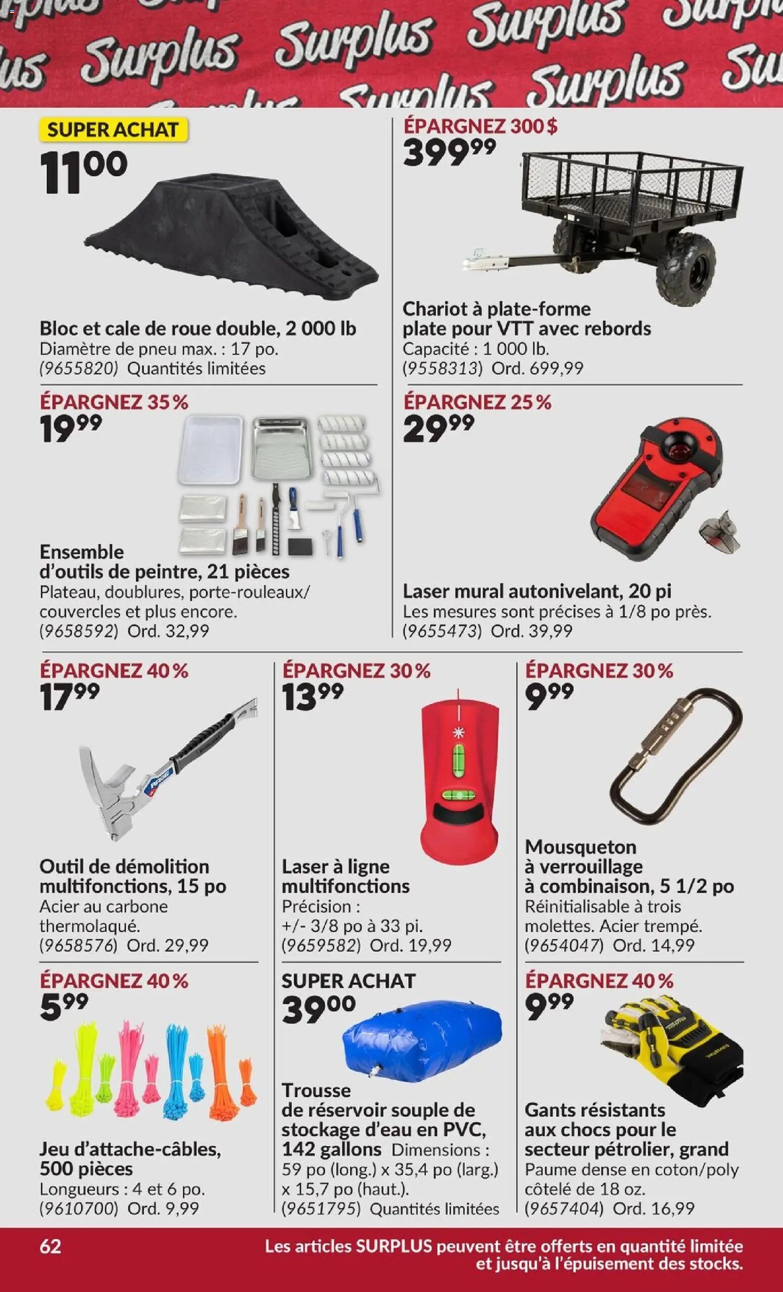 Princess Auto circulaire - 2 Semaines de Soldes !