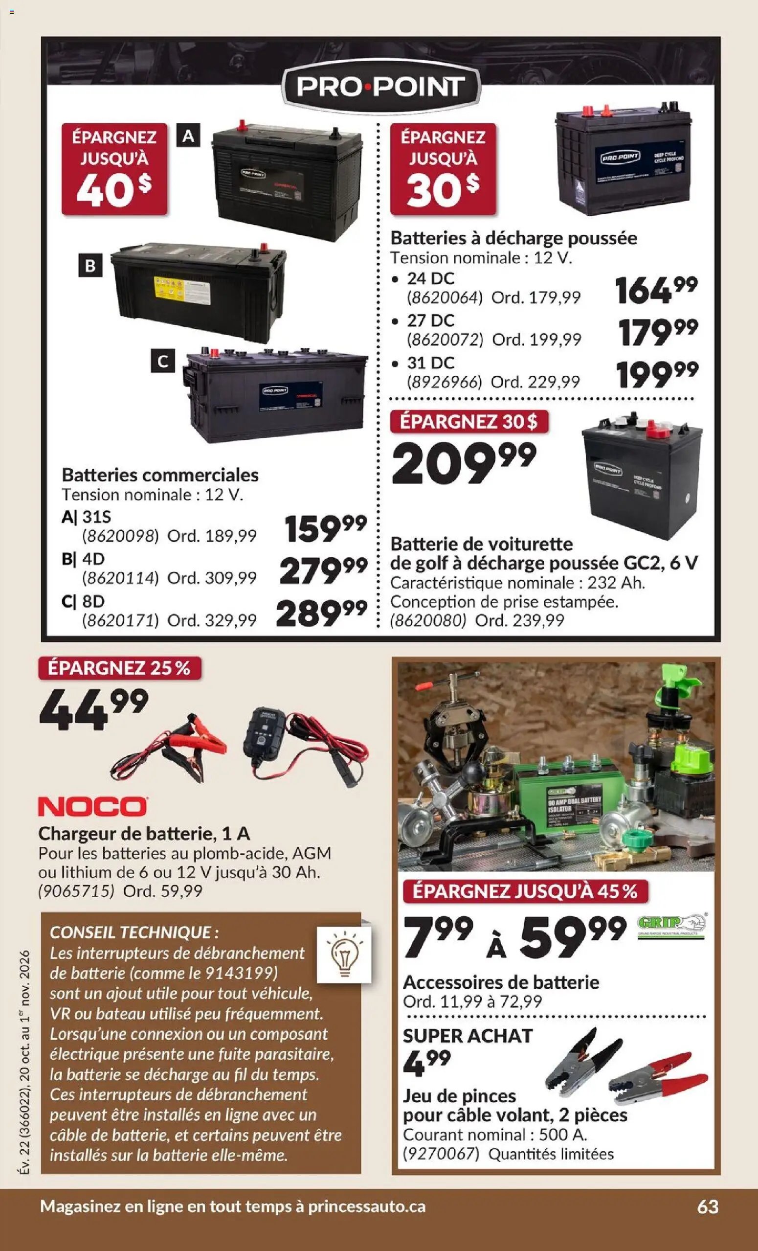 Princess Auto circulaire - 2 Semaines de Soldes !