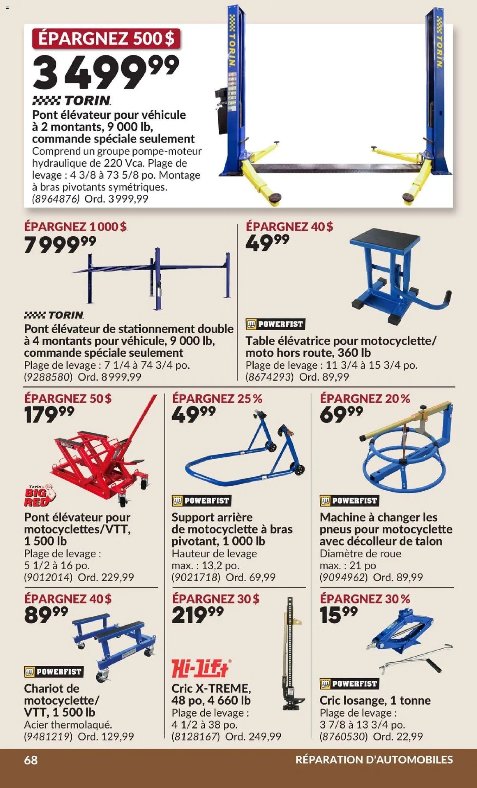 Princess Auto circulaire - 2 Semaines de Soldes !