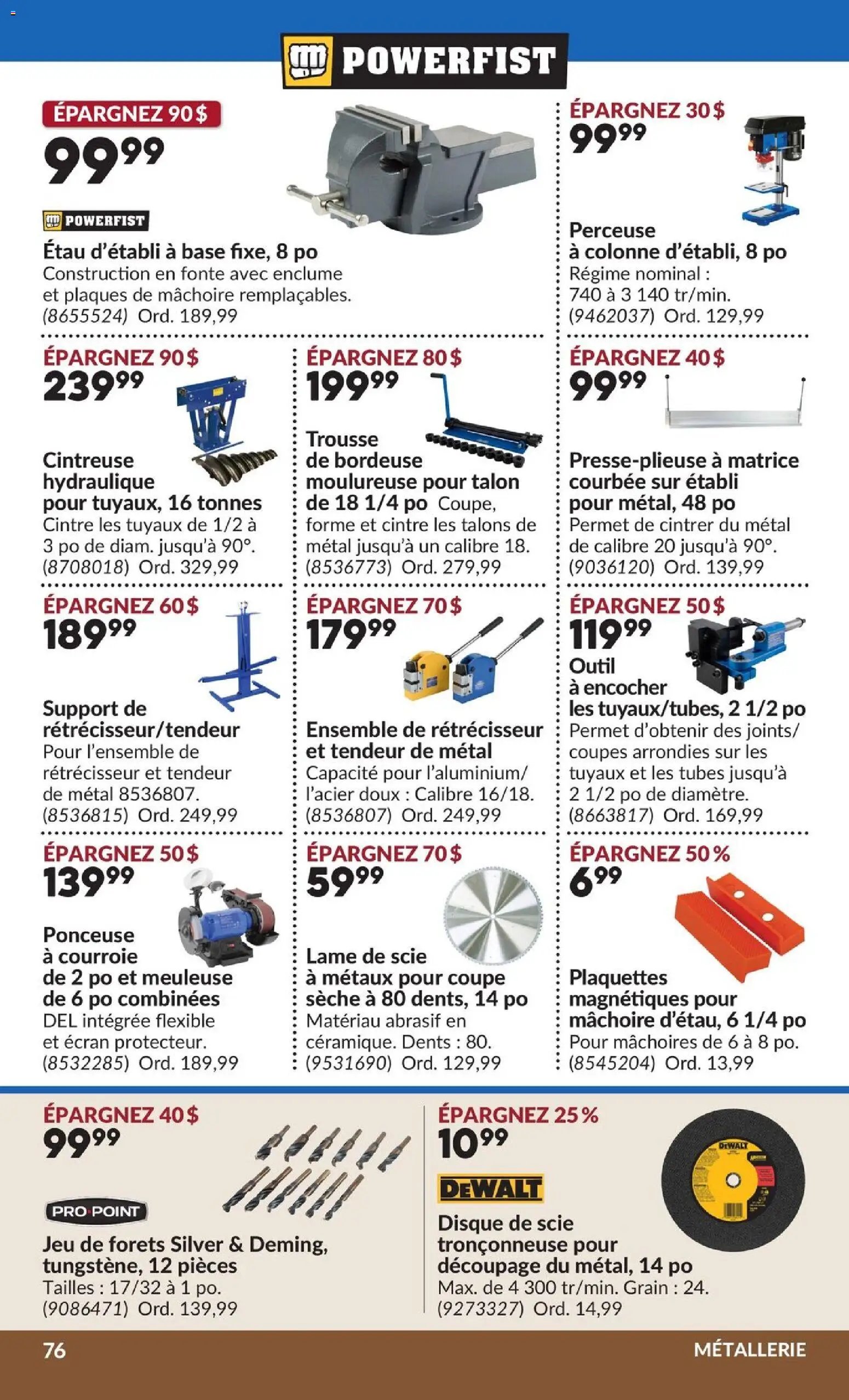 Princess Auto circulaire - 2 Semaines de Soldes !