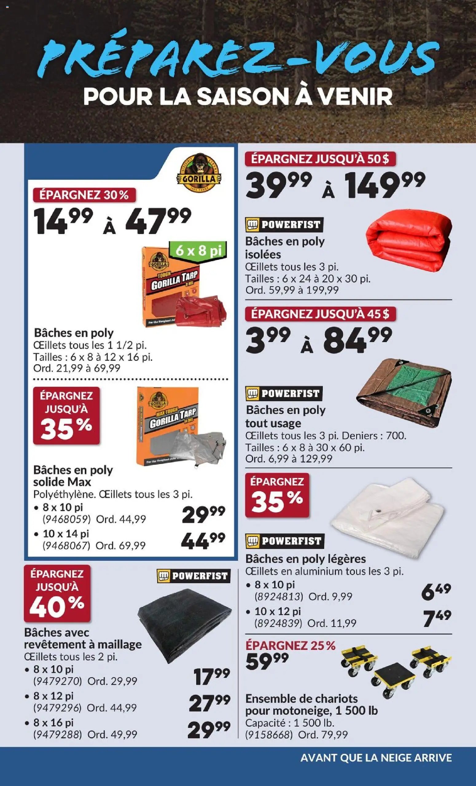 Princess Auto circulaire - 2 Semaines de Soldes !