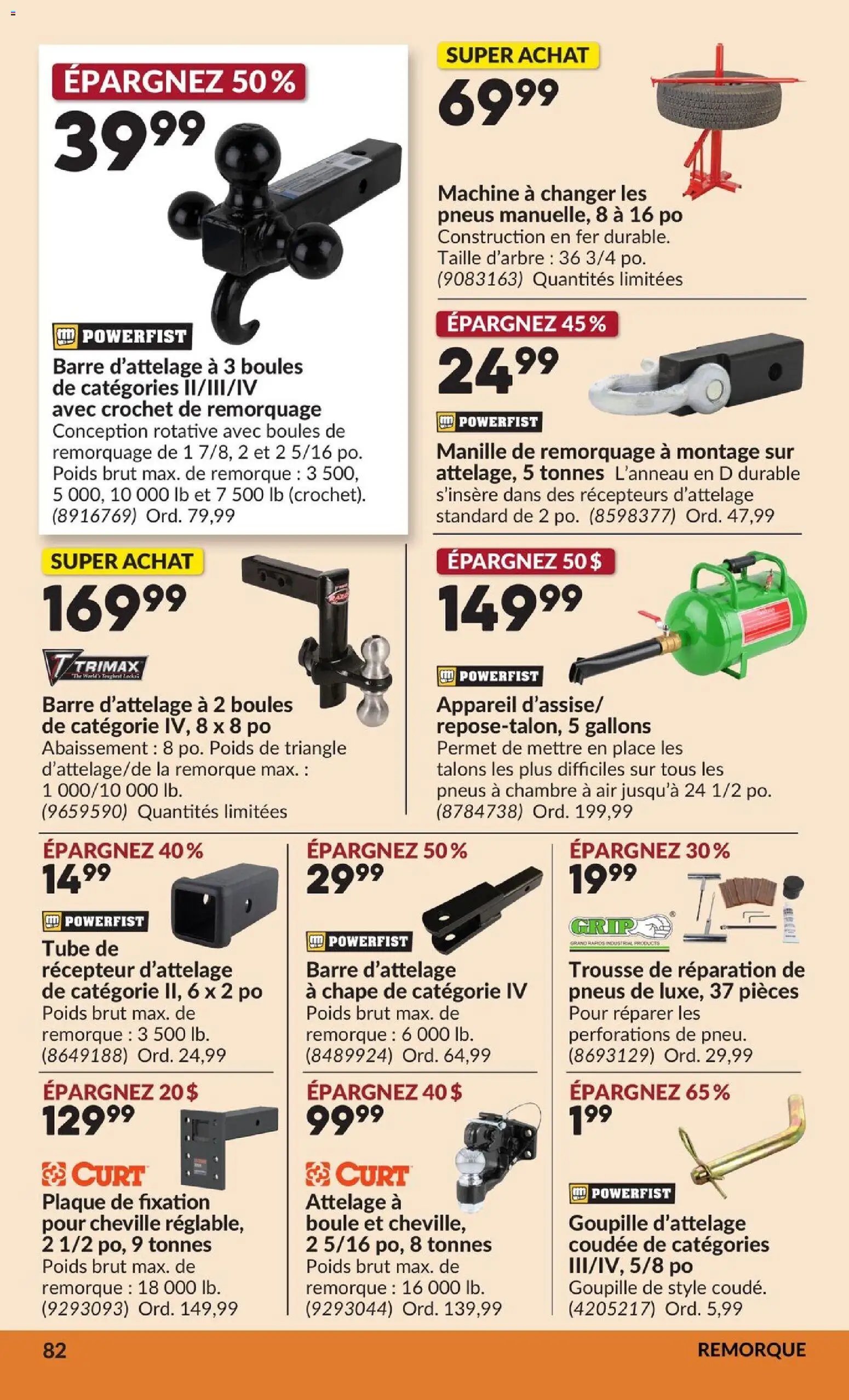 Princess Auto circulaire - 2 Semaines de Soldes !