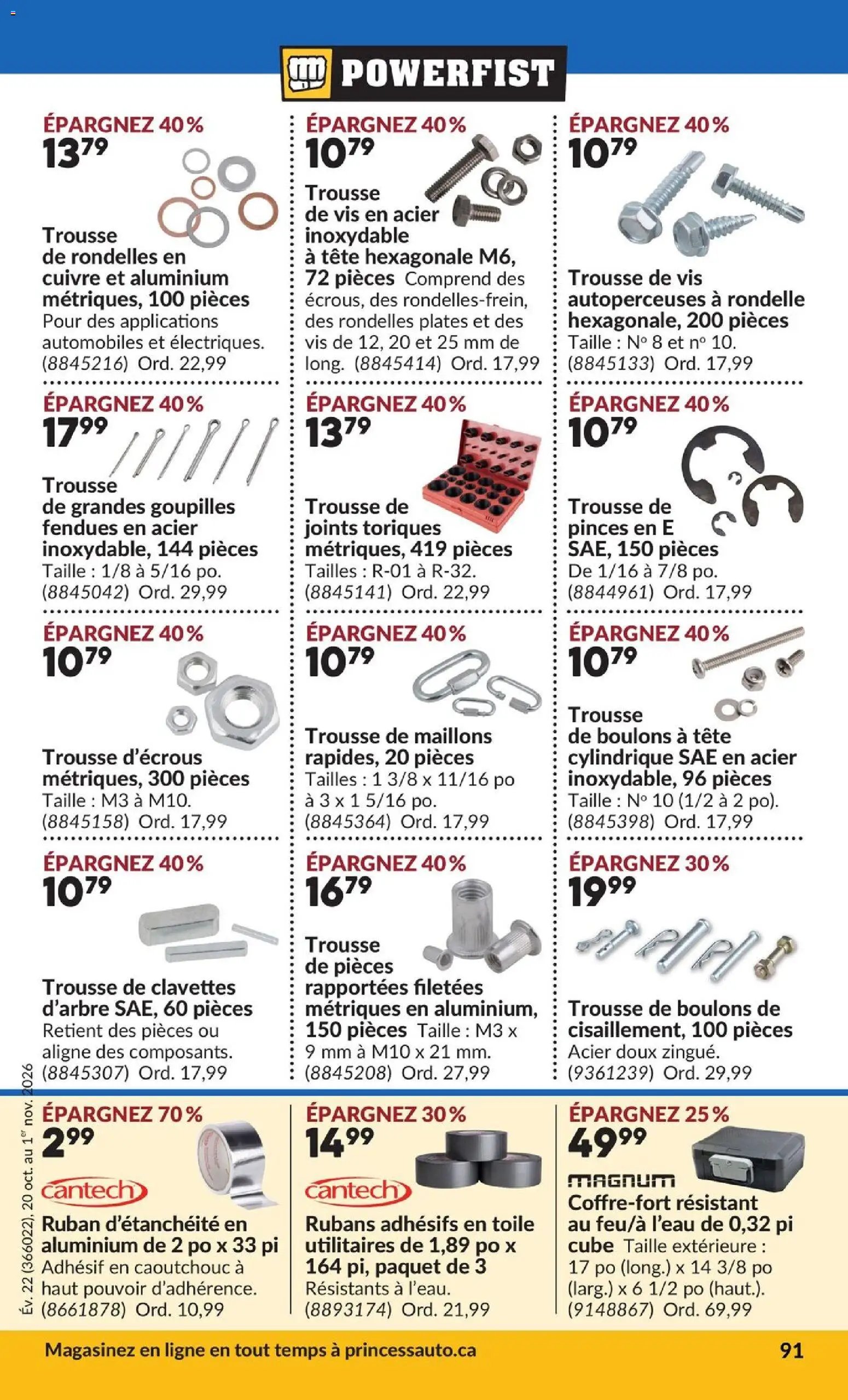 Princess Auto circulaire - 2 Semaines de Soldes !