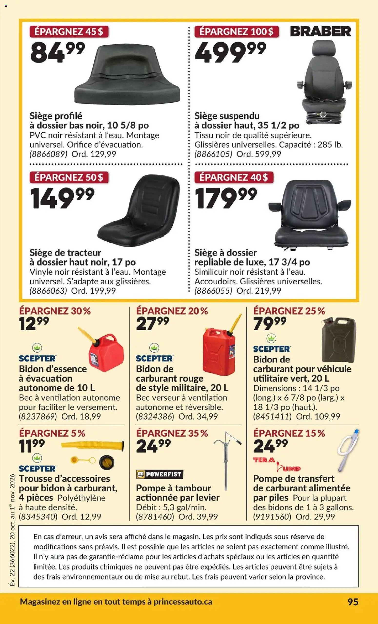Princess Auto circulaire - 2 Semaines de Soldes !