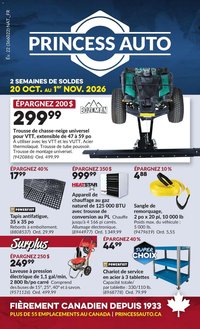 Princess Auto circulaire - 2 Semaines de Soldes !