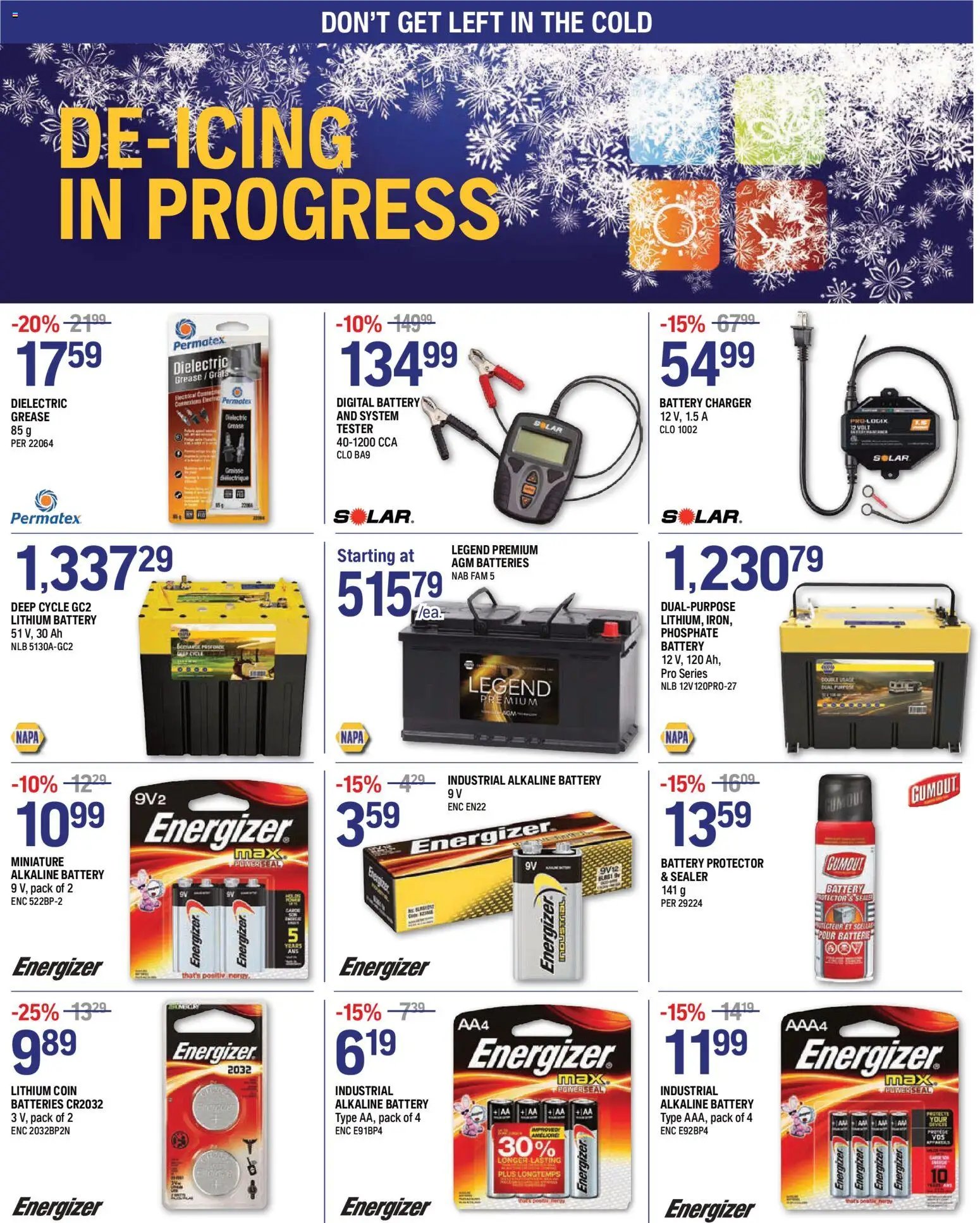 NAPA Auto Parts weekly flyer