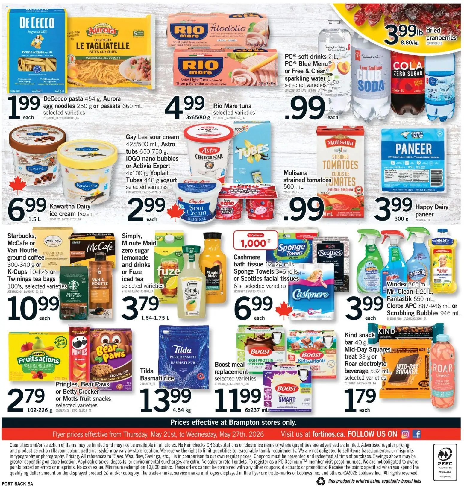 Fortinos weekly flyer - Brampton (2026-05-21 - 2026-05-27) | 2