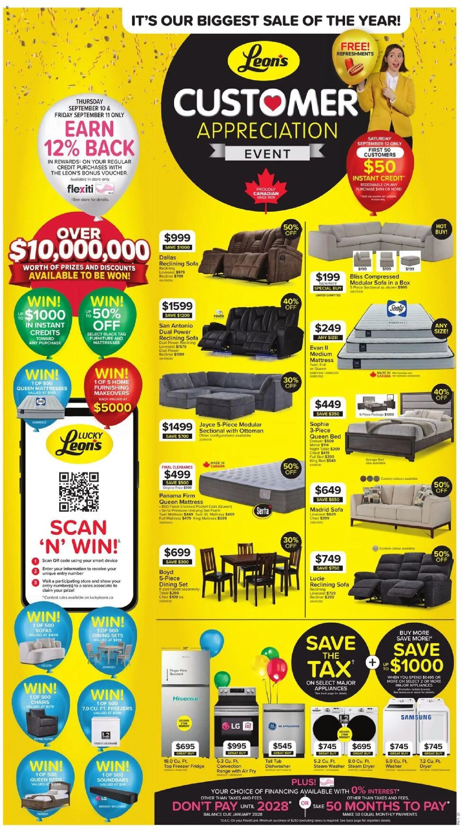 Leon's weekly flyer / circulaire