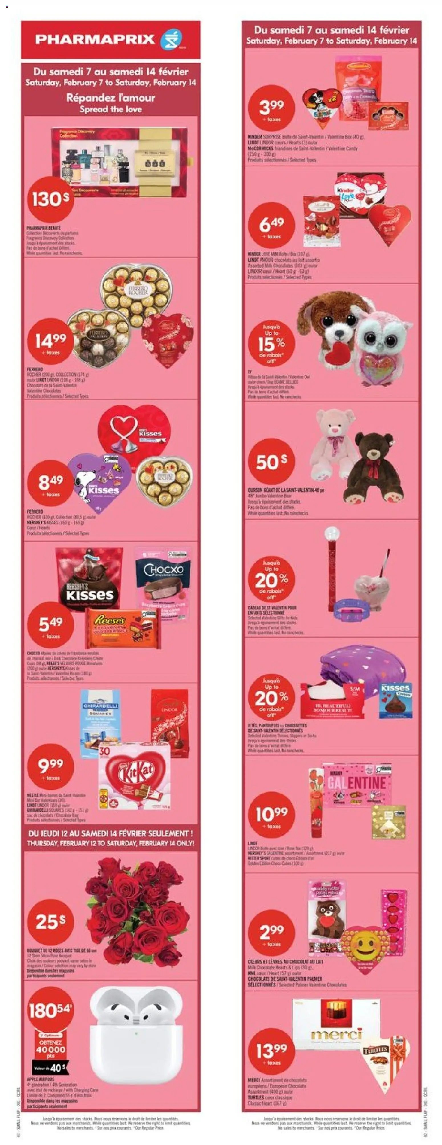 Pharmaprix weekly flyer / circulaire