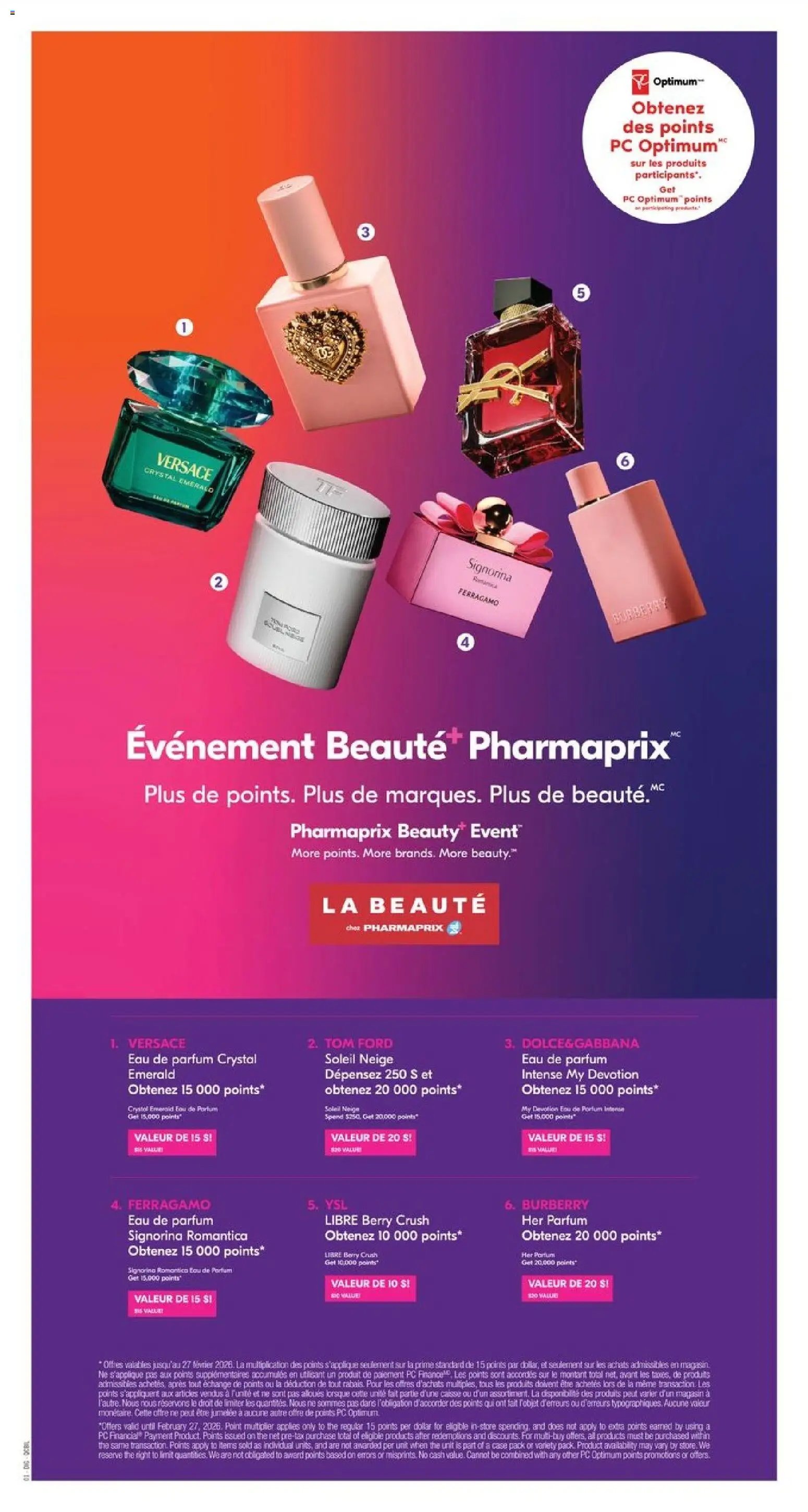 Pharmaprix weekly flyer / circulaire