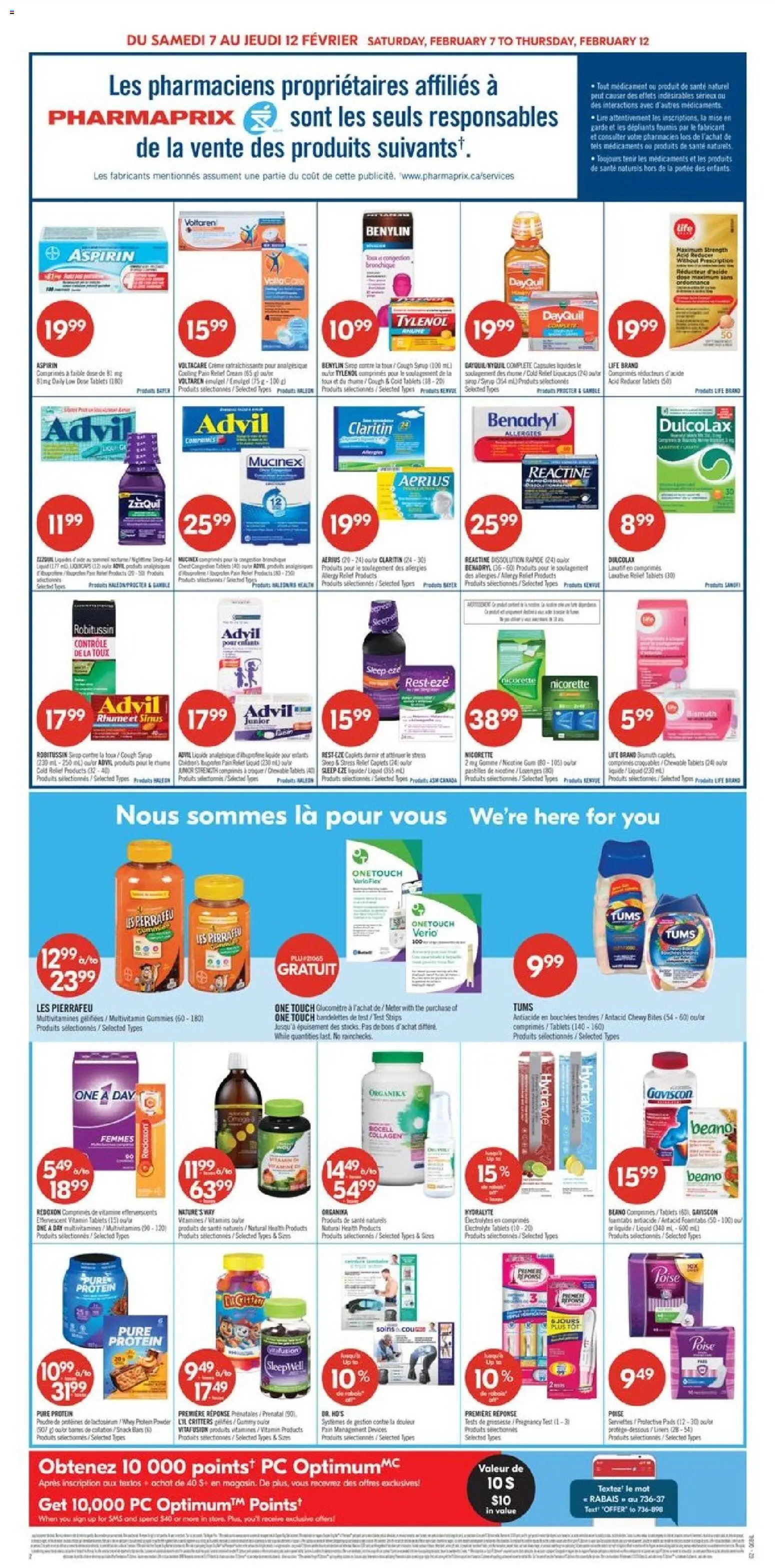 Pharmaprix weekly flyer / circulaire