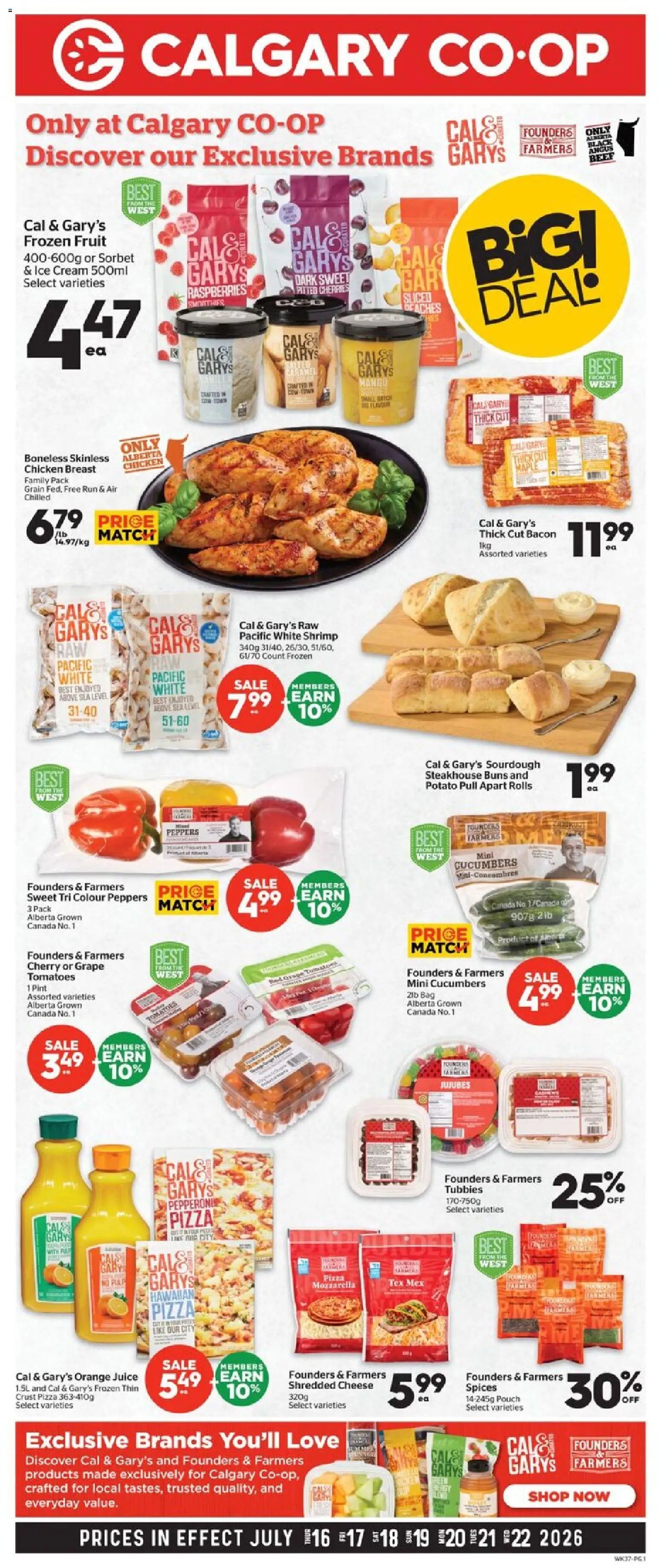 Calgary Co-op weekly flyer / circulaire