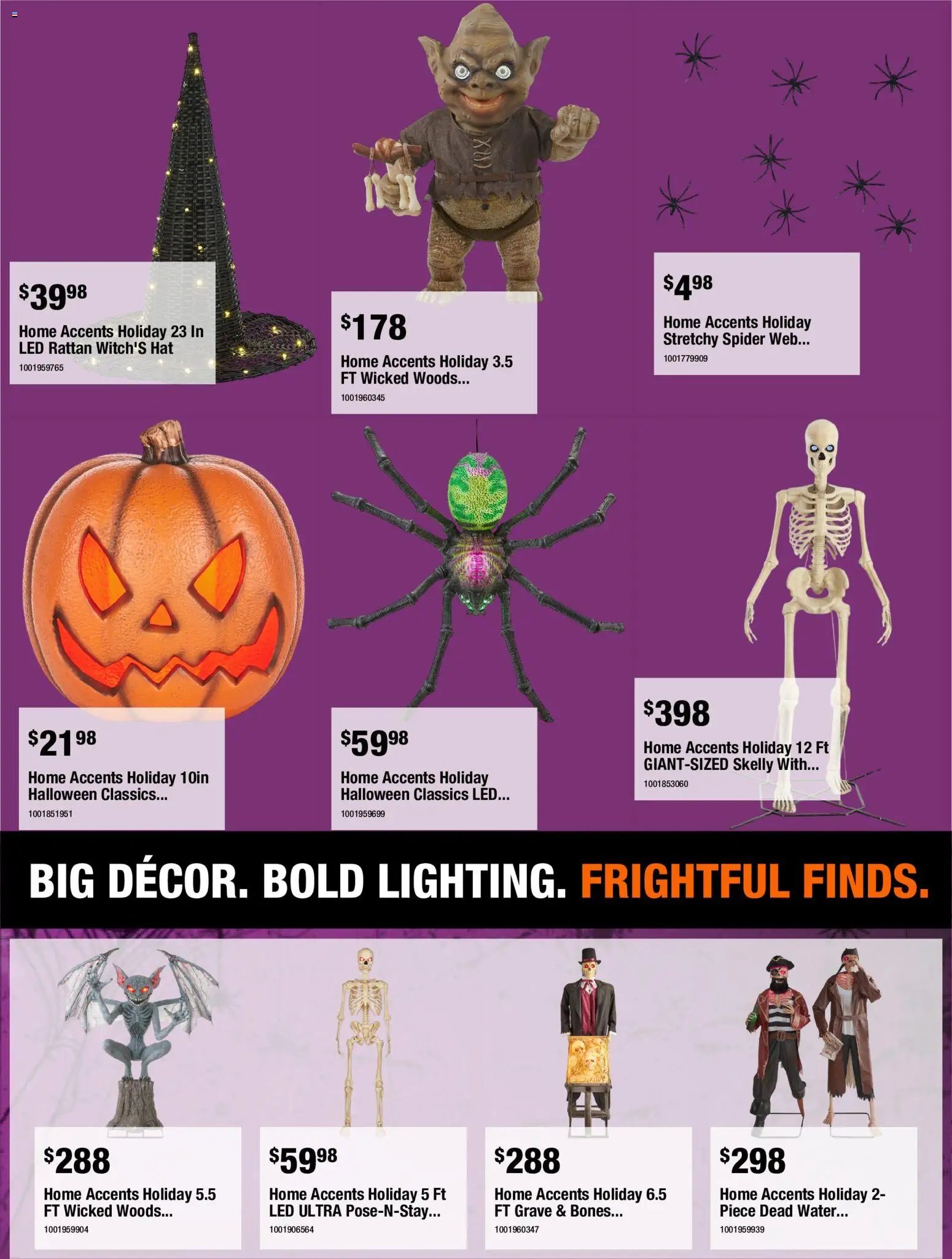 Home Depot flyer - Halloween