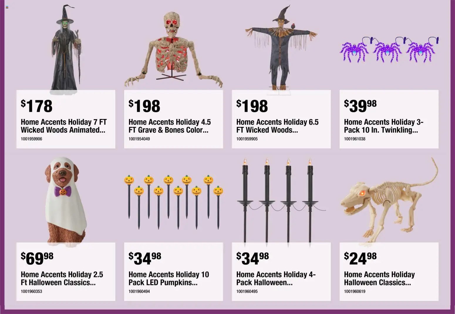 Home Depot flyer - Halloween