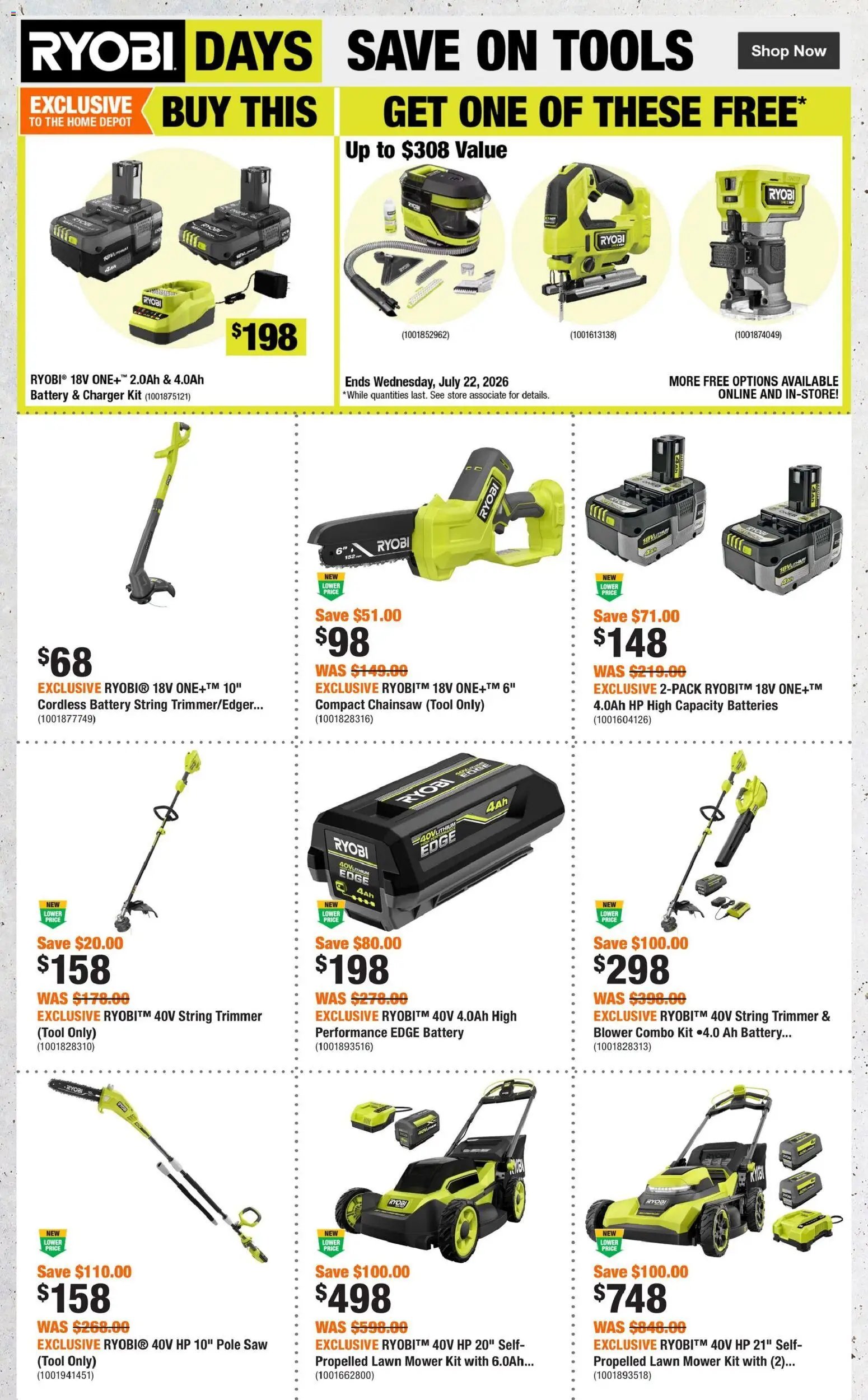 Home Depot weekly flyer - PE