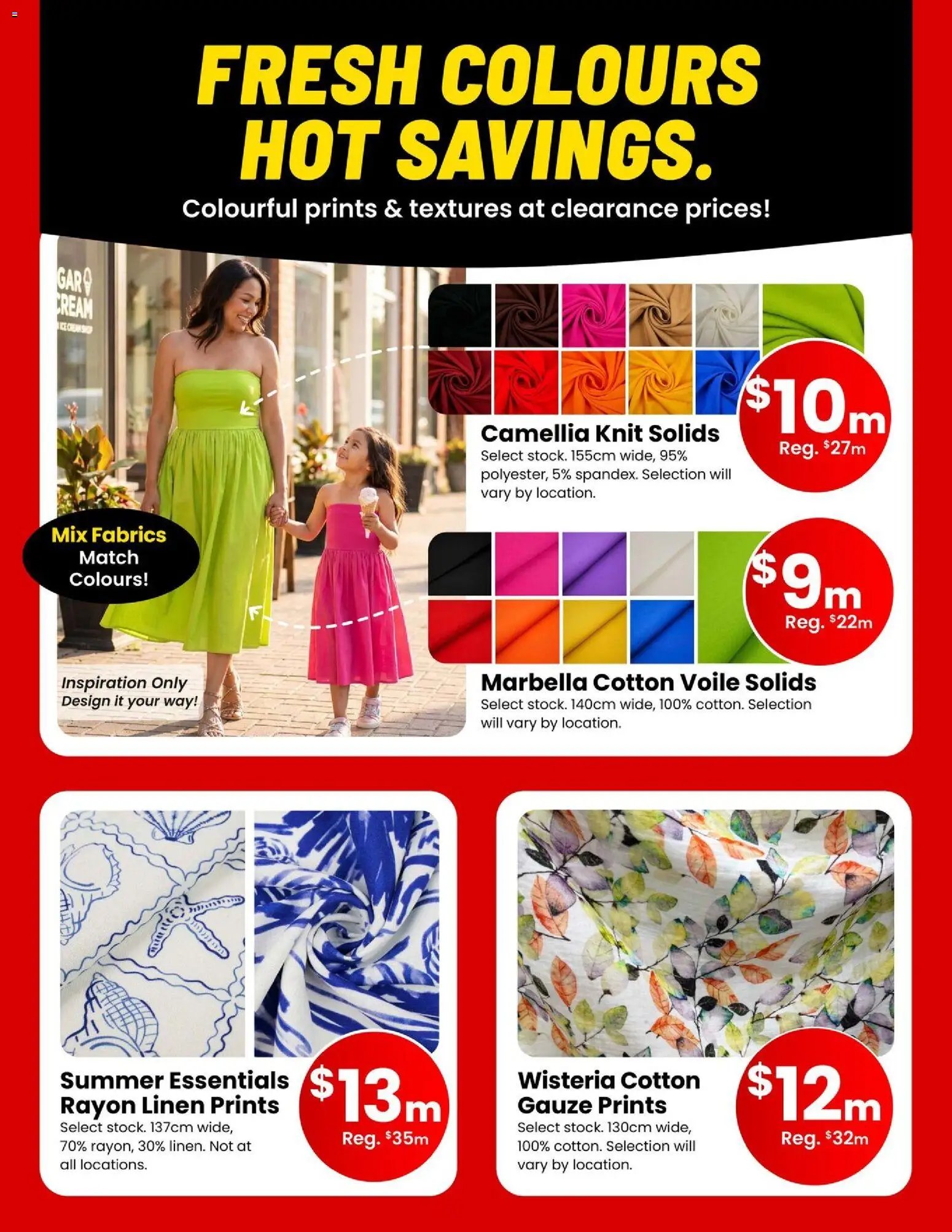 Weekly flyer - Hot Summer Clearance