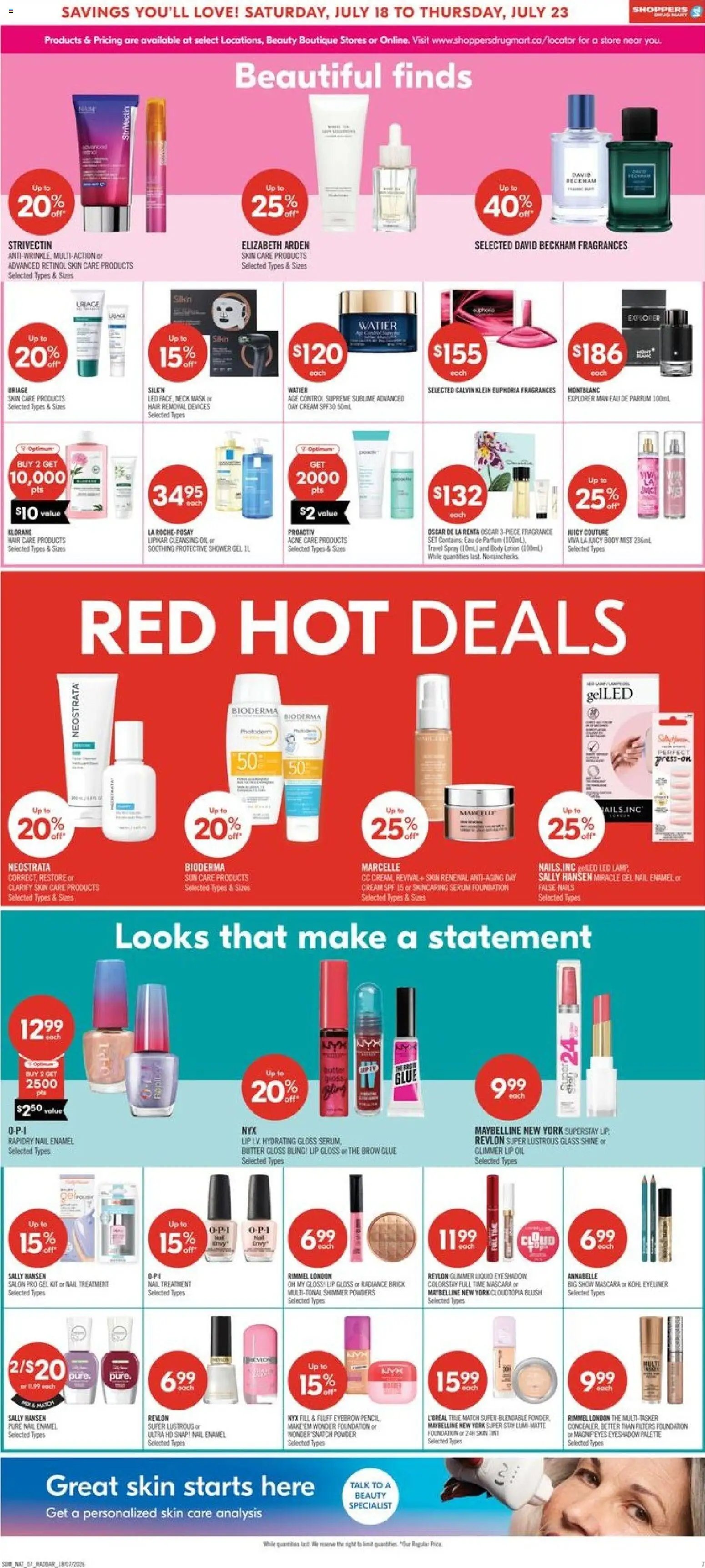 Shoppers weekly flyer / circulaire