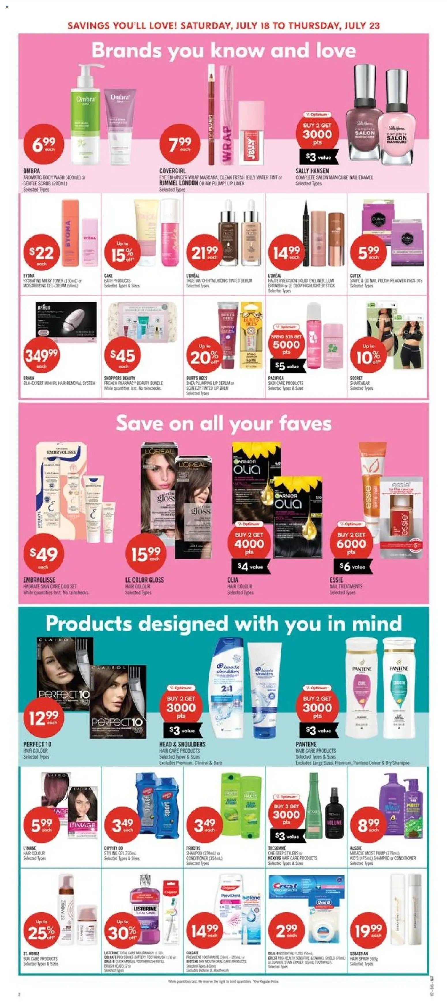 Shoppers weekly flyer / circulaire