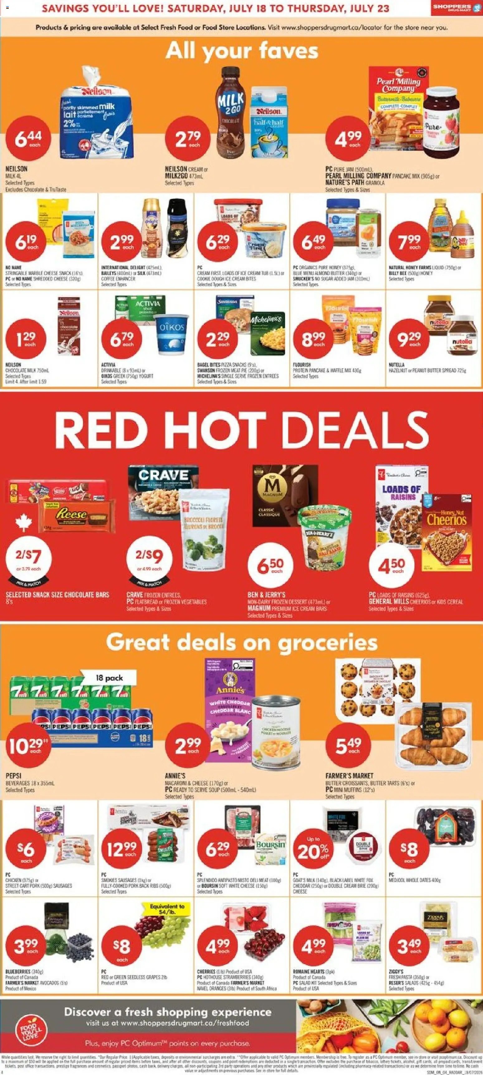 Shoppers weekly flyer / circulaire