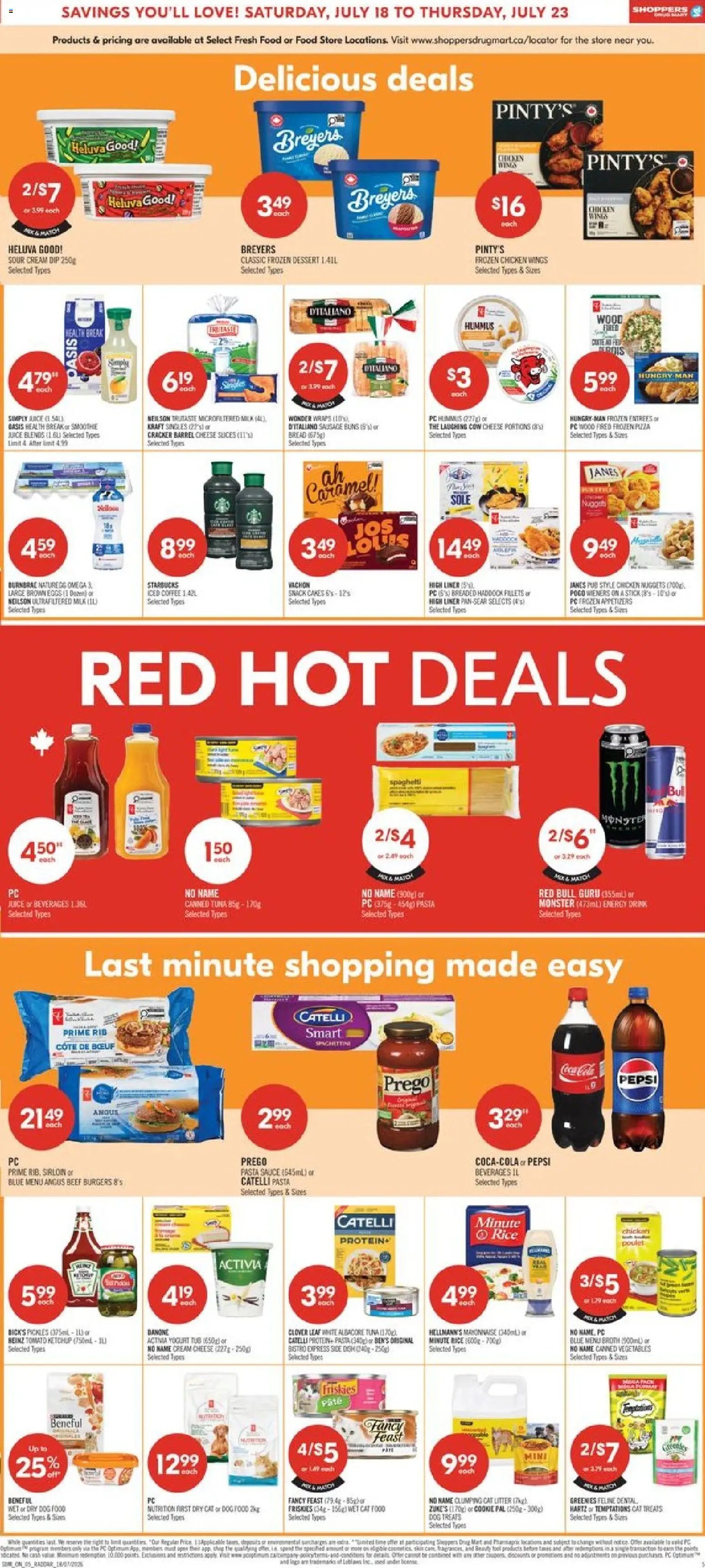 Shoppers weekly flyer / circulaire
