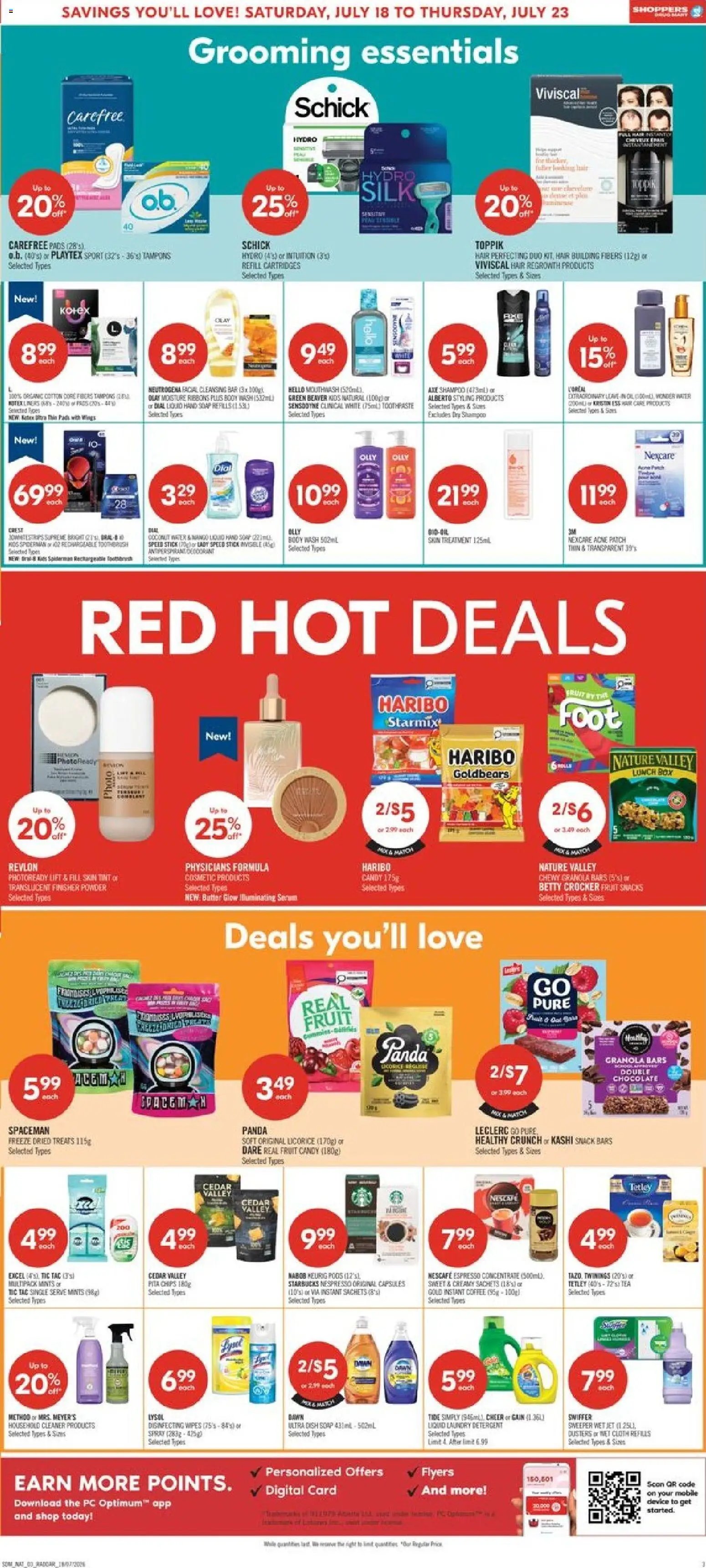 Shoppers weekly flyer / circulaire