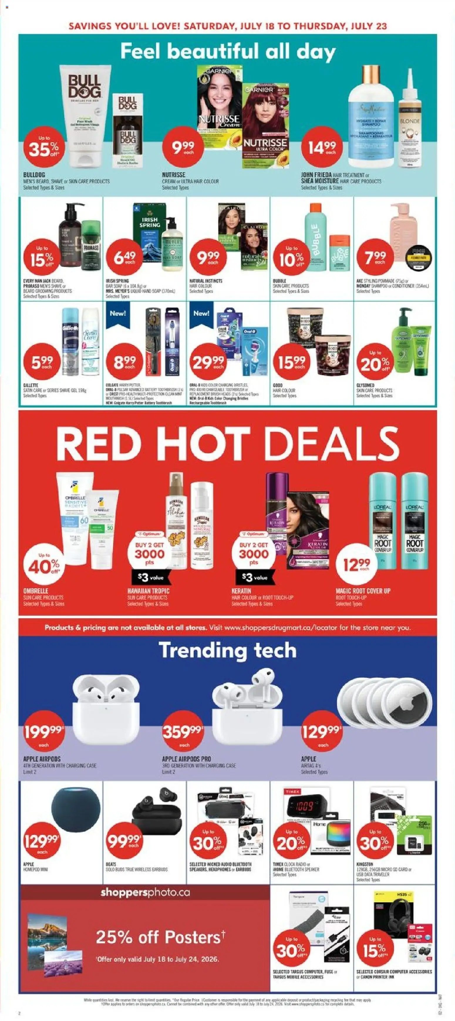 Shoppers weekly flyer / circulaire