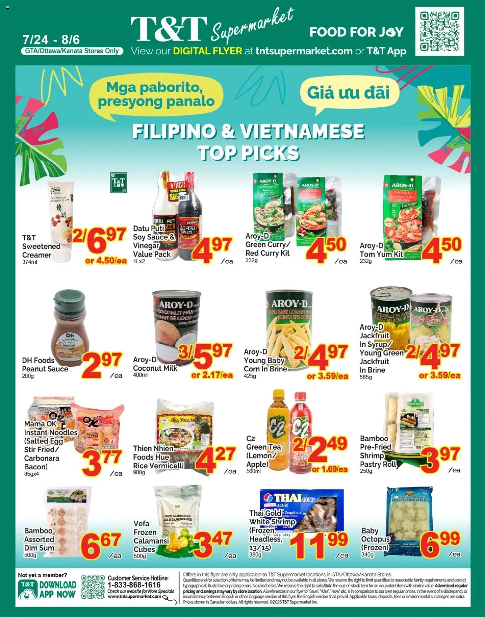 T&T Supermarket flyer - Filipino & Vietnamese Top Picks