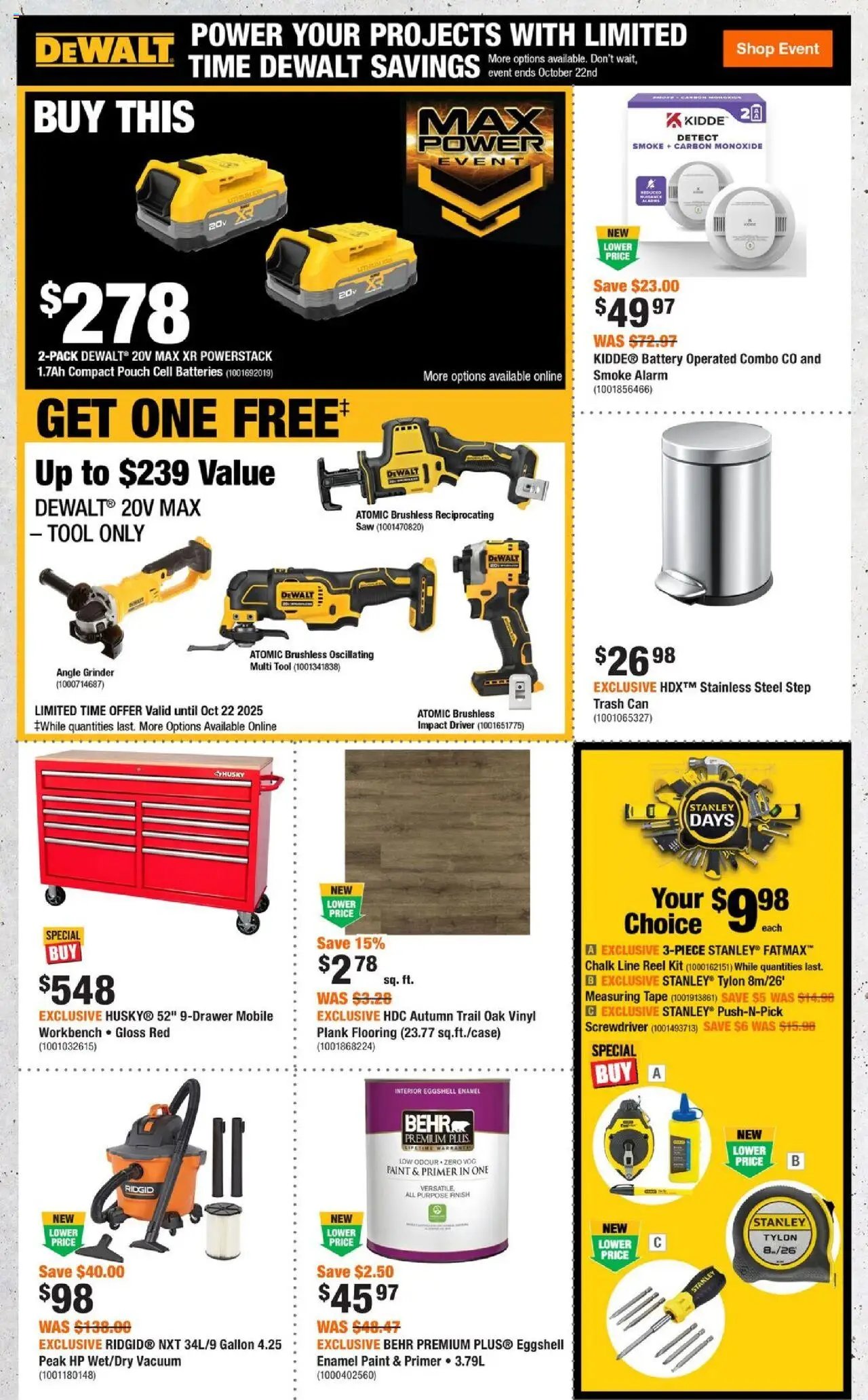 Home Depot flyer - PE
