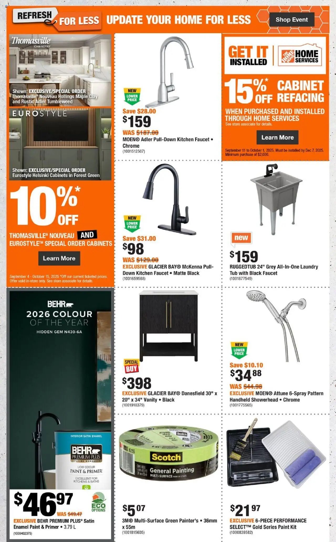 Home Depot flyer - PE