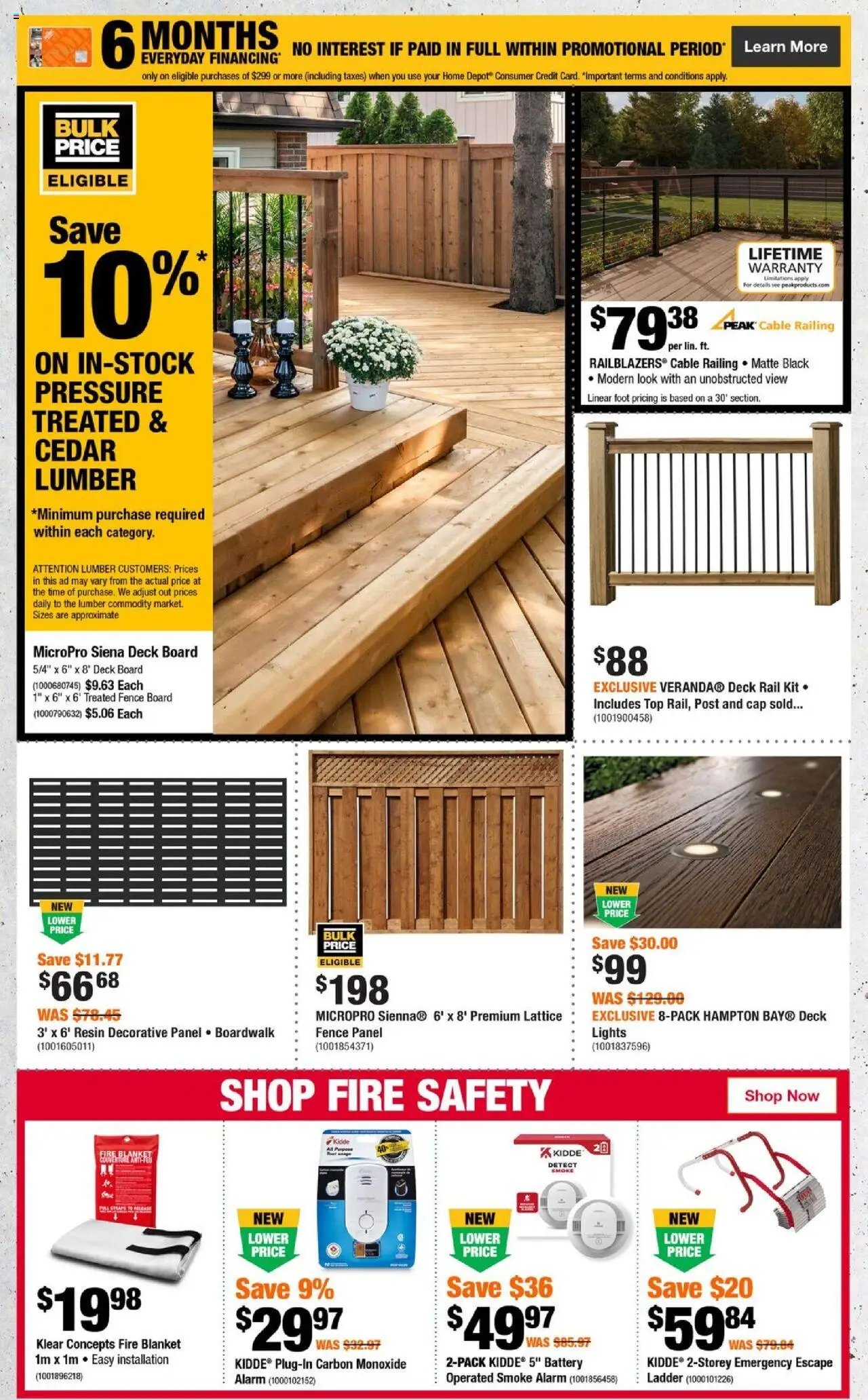 Home Depot flyer - PE