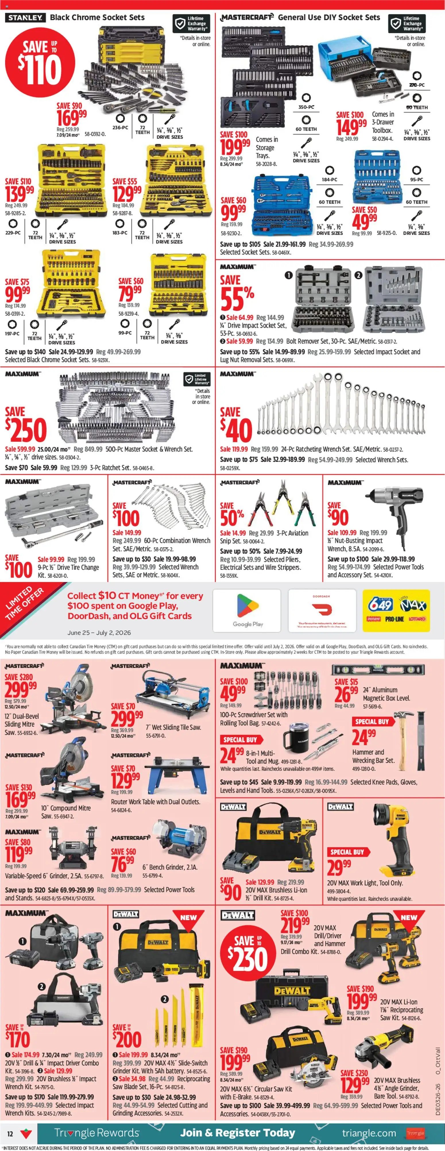 Canadian Tire weekly flyer