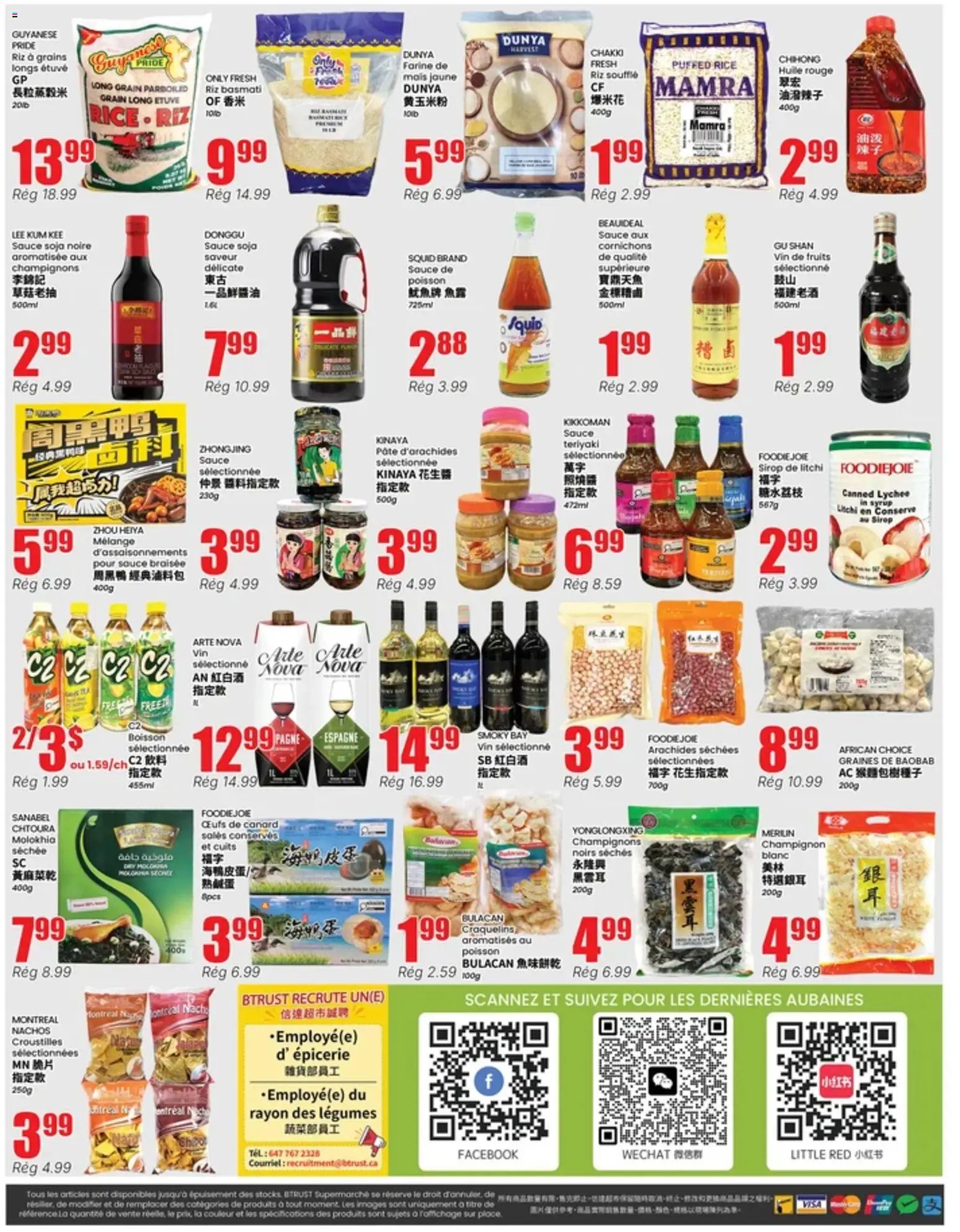 Btrust Supermarket weekly flyer / circulaire