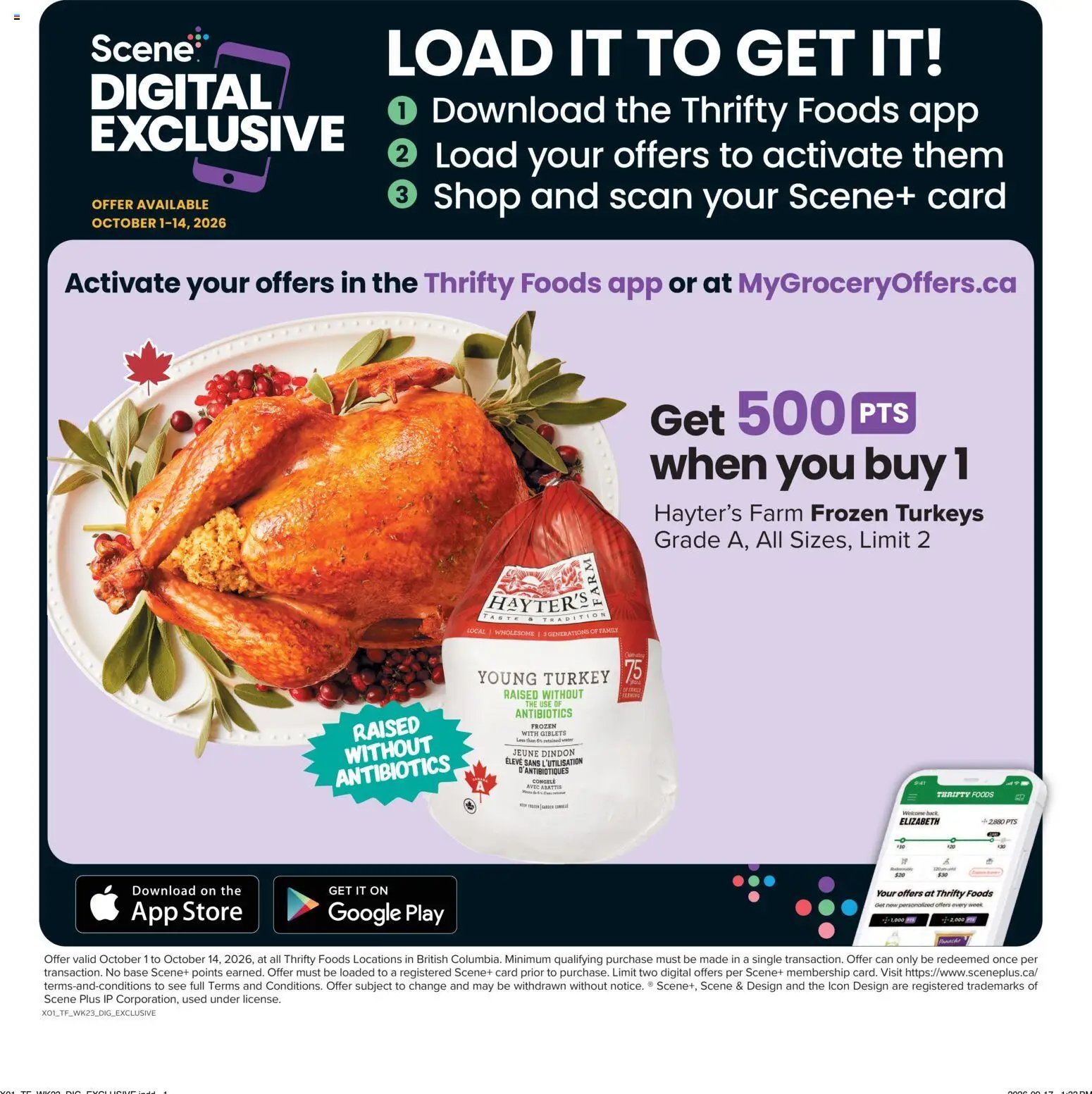 Thrifty Foods weekly flyer / circulaire